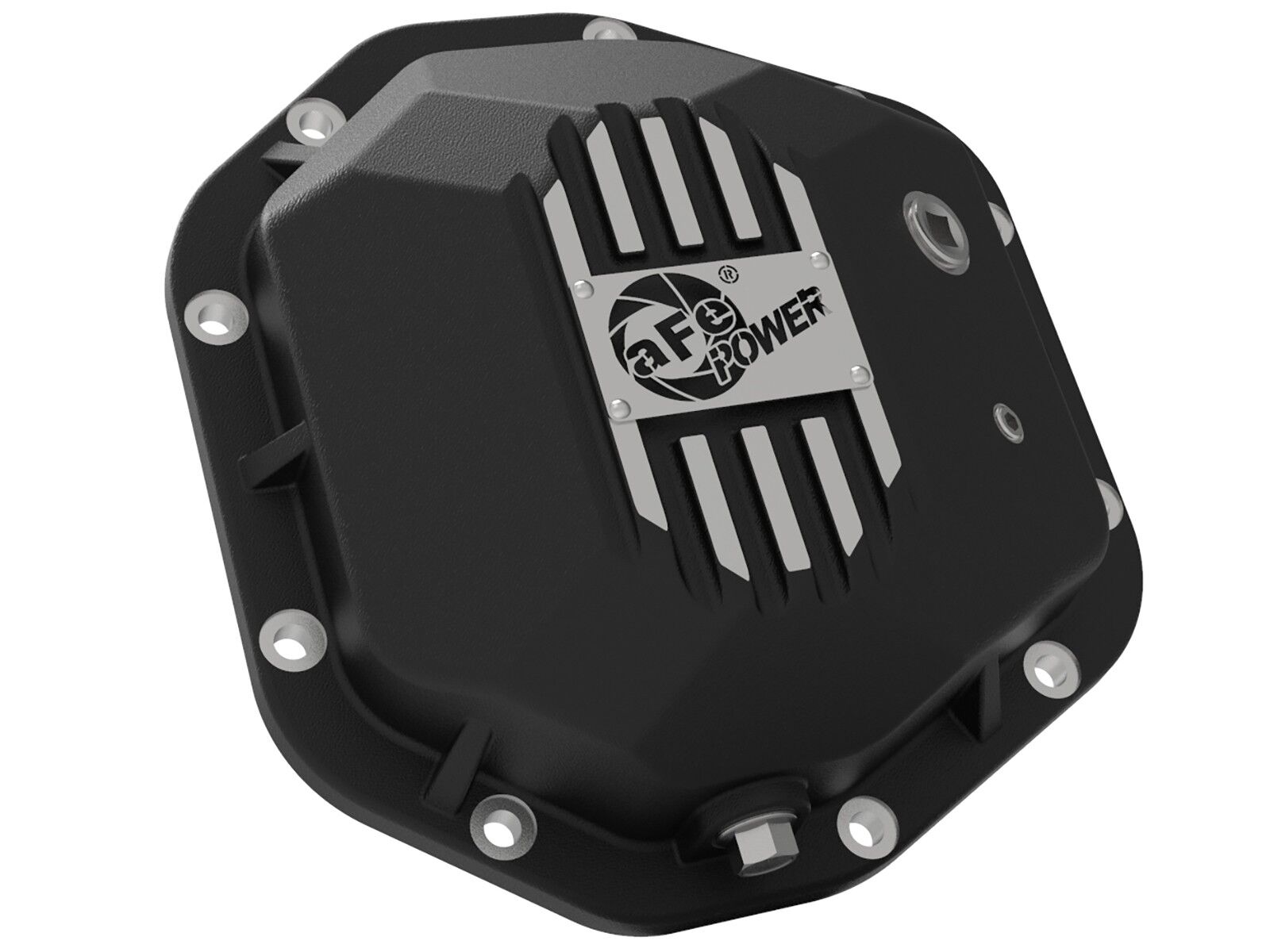 1997-2006 Jeep Wrangler TJ 4.0L Street Series Differential Cover Black w/ Machined Fins