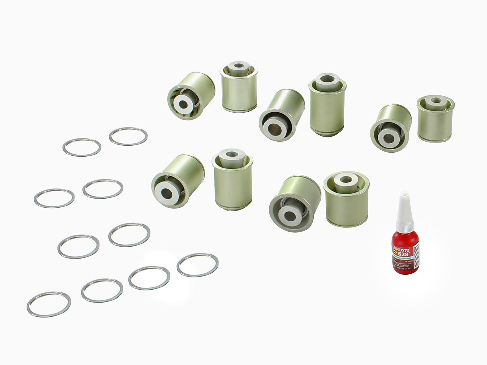 1997-2004 Chevrolet Corvette V8 5.7L aFe Control PFADT Series Drag Race Rear Spherical Control Arm Bearings Solid - 460-401002-A