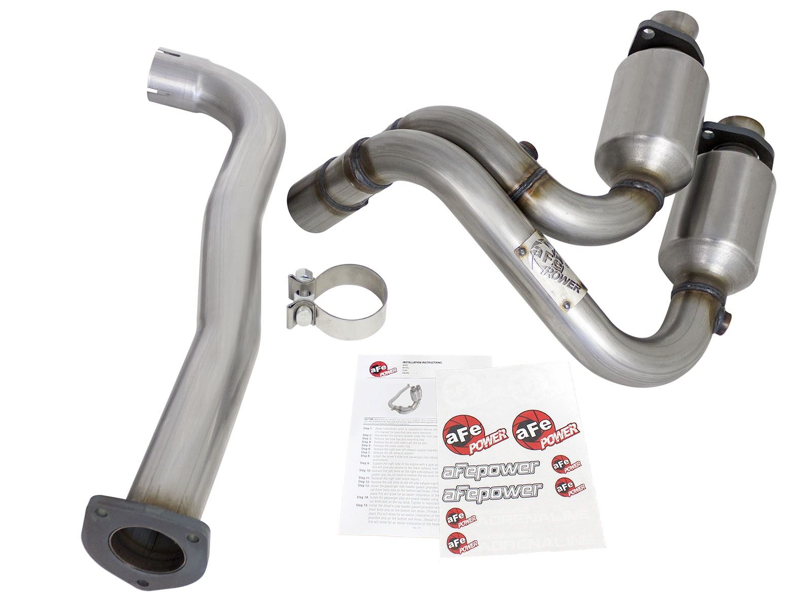 2000-2003 Jeep Wrangler TJ 4.0L Direct Fit Catalytic Converter Replacements Front