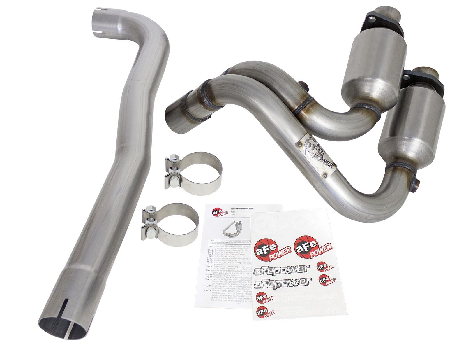 2004-2006 Jeep Wrangler TJ 4.0L Direct Fit Catalytic Converter Replacements Front