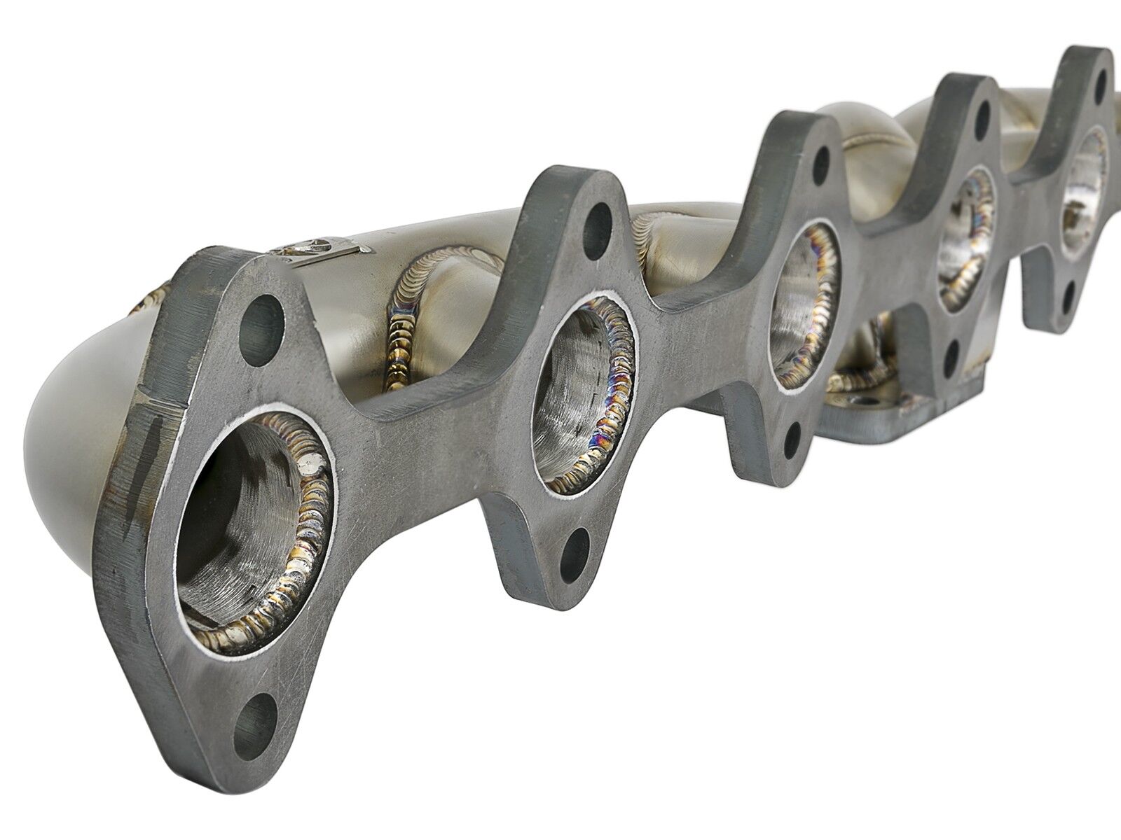 2003-2007 Dodge Ram 3500 Cummins Turbo Diesel 5.9L Twisted Steel 304 Stainless Steel Header with T4 flange
