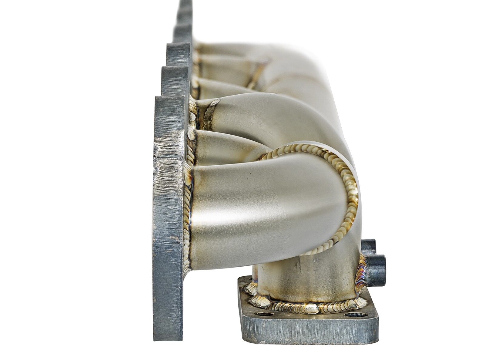 2003-2007 Dodge Ram 3500 Cummins Turbo Diesel 5.9L Twisted Steel 304 Stainless Steel Header with T4 flange