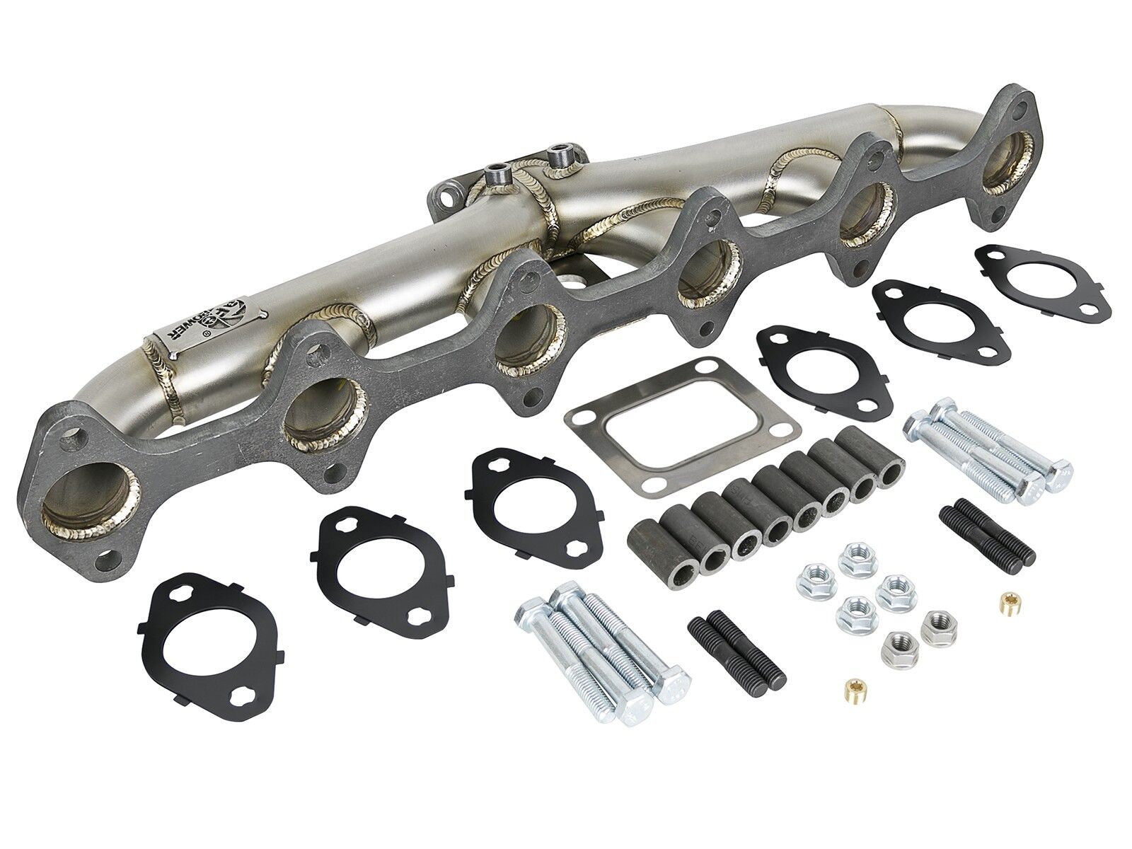1998-2002 Dodge Ram 3500 Cummins Turbo Diesel 5.9L Twisted Steel T4 304 Stainless Header