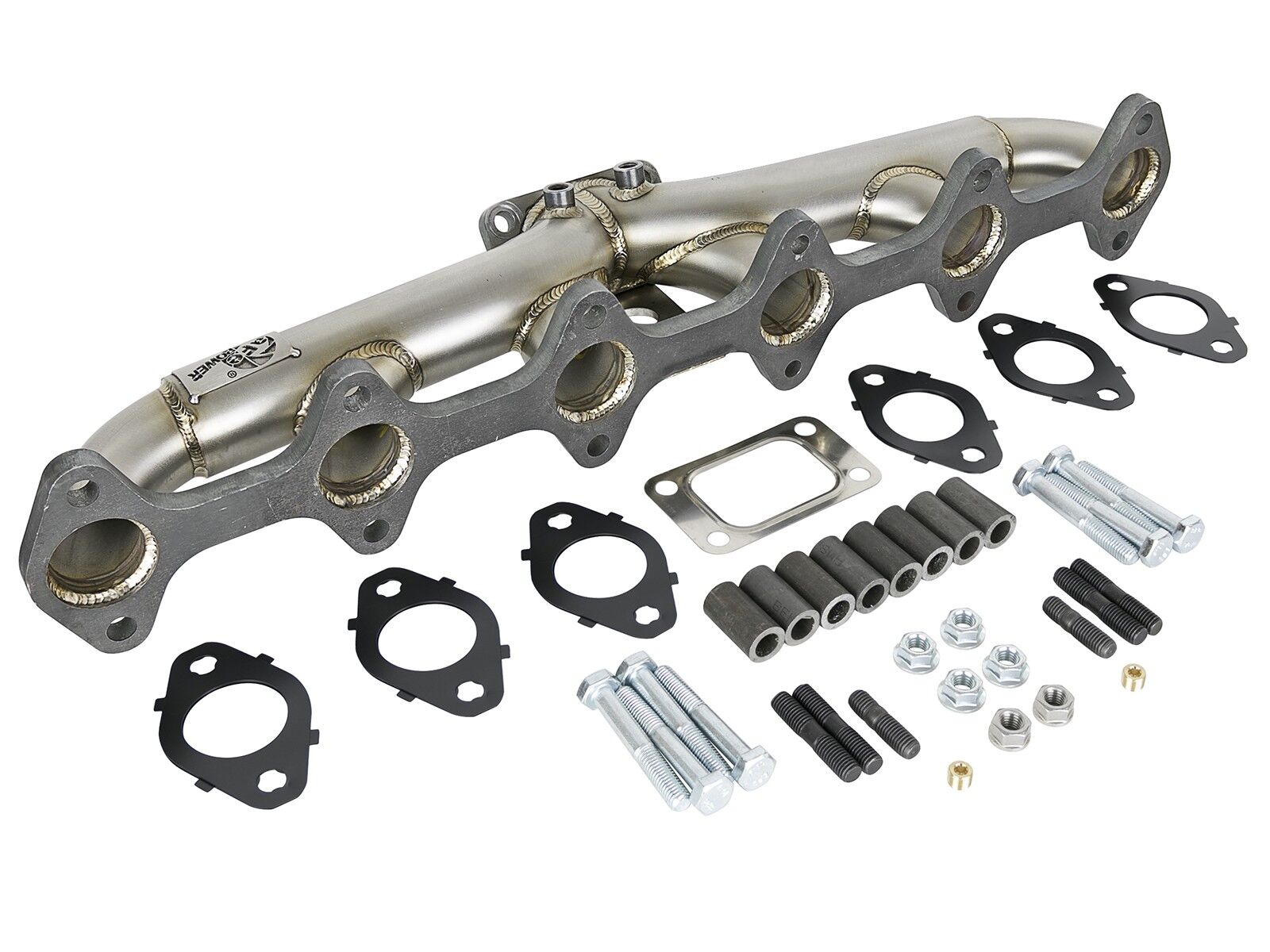 1998-2002 Dodge Ram 3500 Cummins Turbo Diesel 5.9L Twisted Steel T3 304 Stainless Header