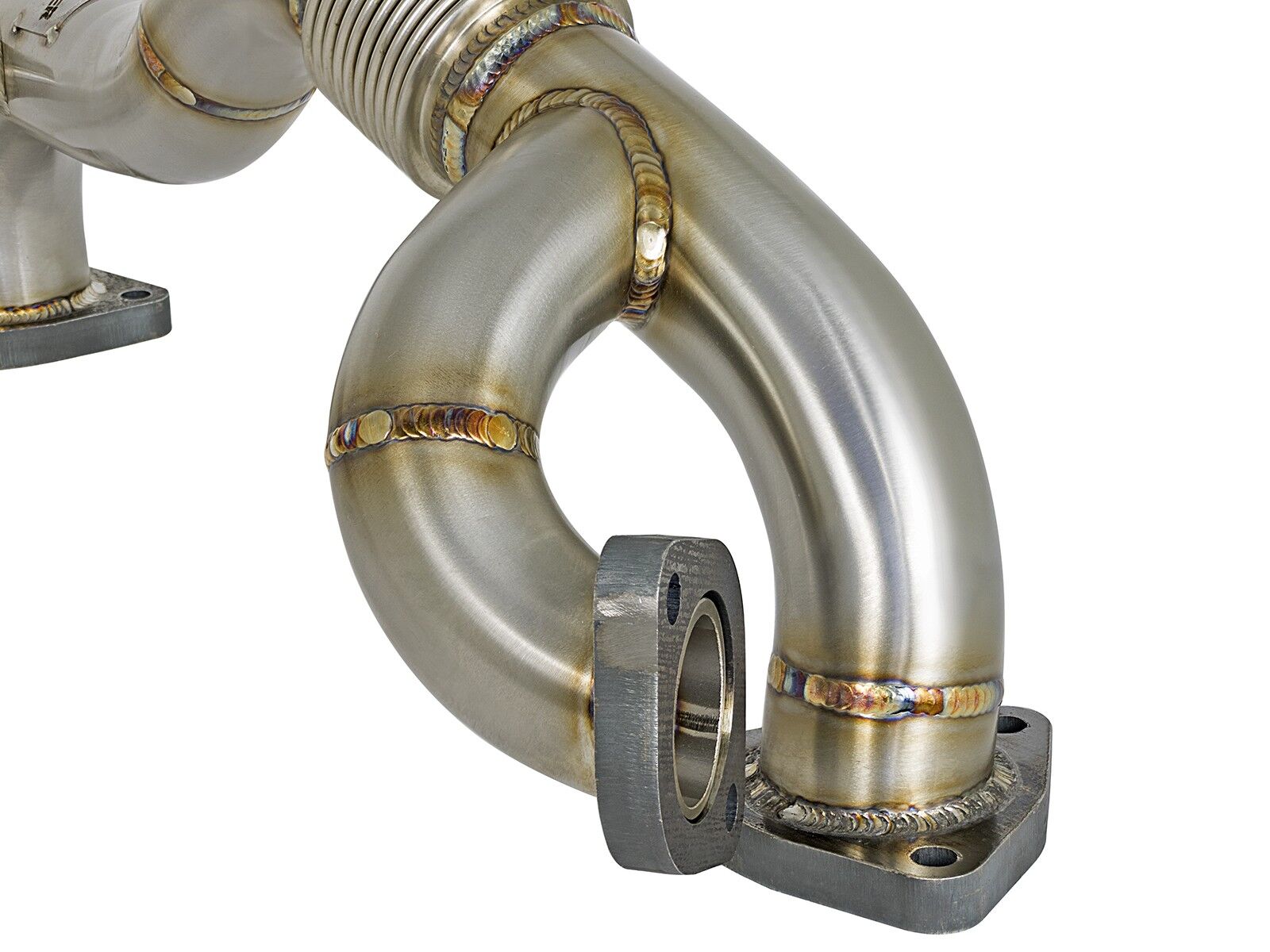 2008-2010 Ford F-550 Super Duty Turbo Diesel V8 6.4L Twisted Steel Headers Up-Pipes