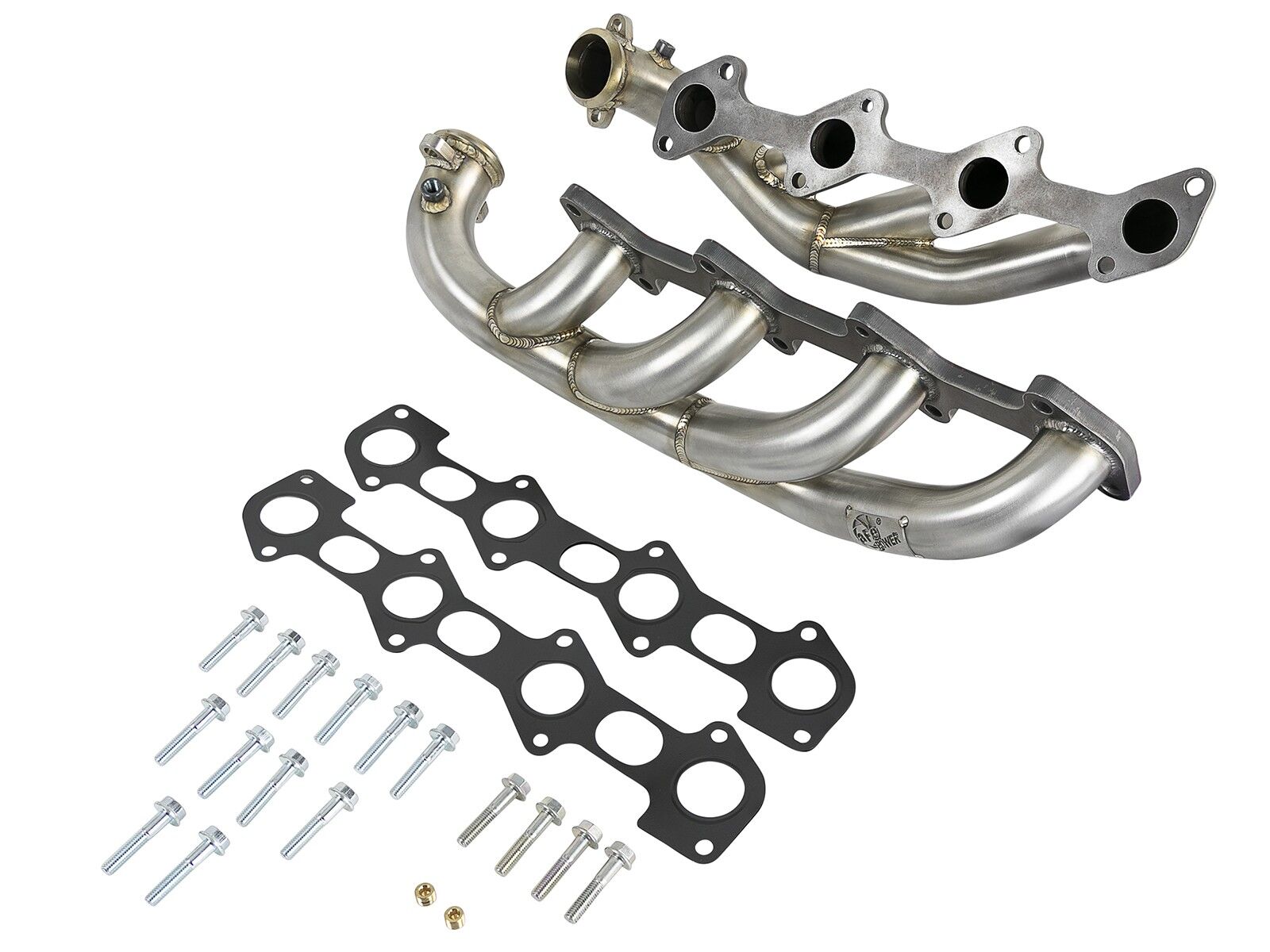 2003-2007 Ford F-350 Super Duty Turbo Diesel V8 6.0L Twisted Steel 304 Stainless Steel Headers