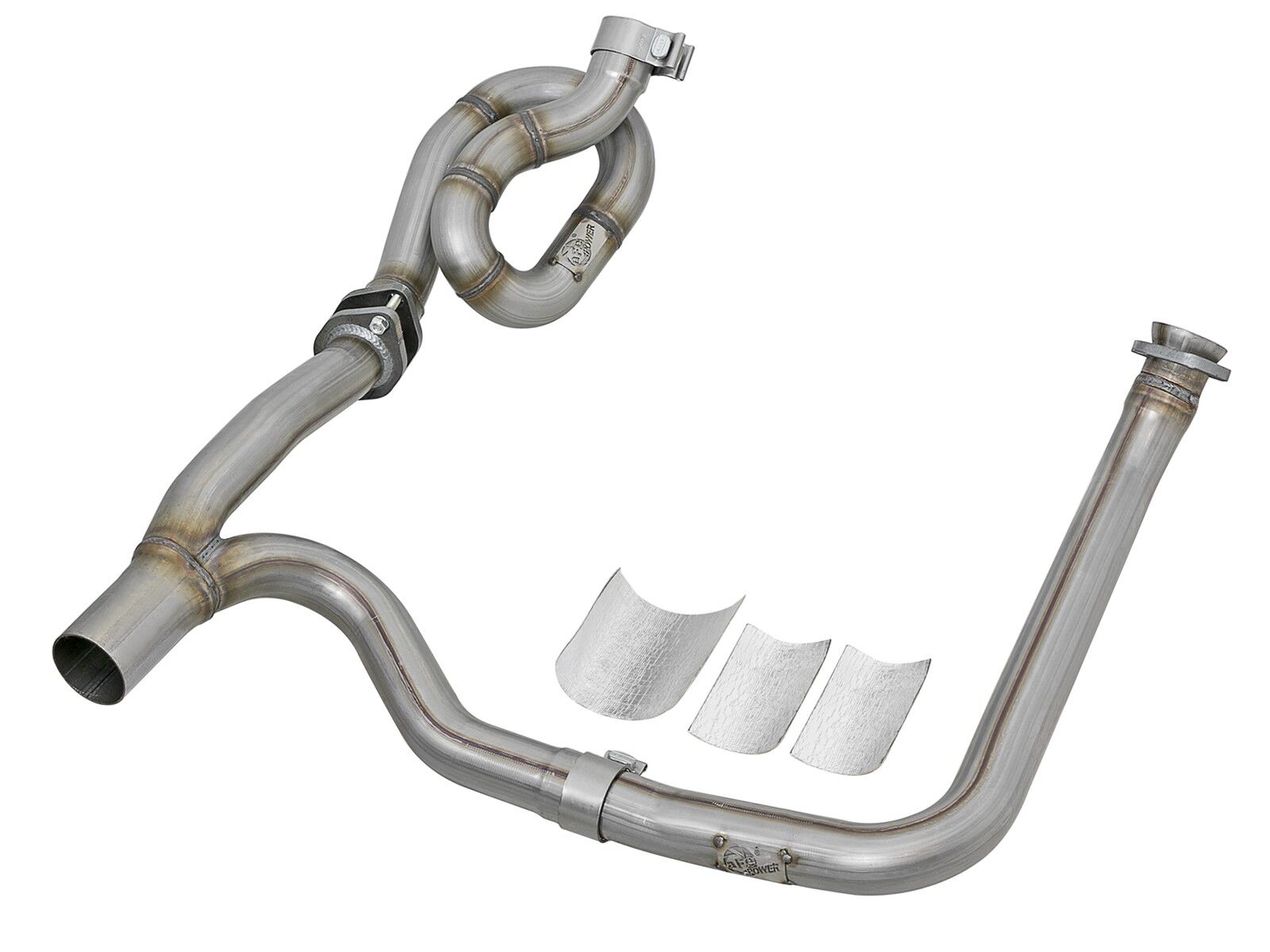 2012-2018 Jeep Wrangler JK V6 3.6L Twisted Steel Y-Pipe 2" to 2-1/2" Stainless Steel Exhaust System