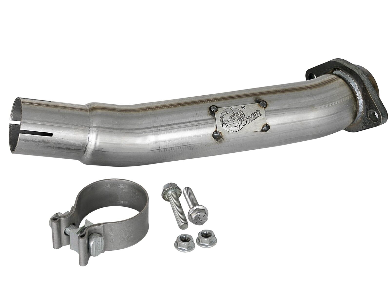2018-2019 Jeep Wrangler JL V6 3.6L 2DR/4DR Twisted Steel Loop Delete Pipe 2-1/2" 409 Stainless Steel
