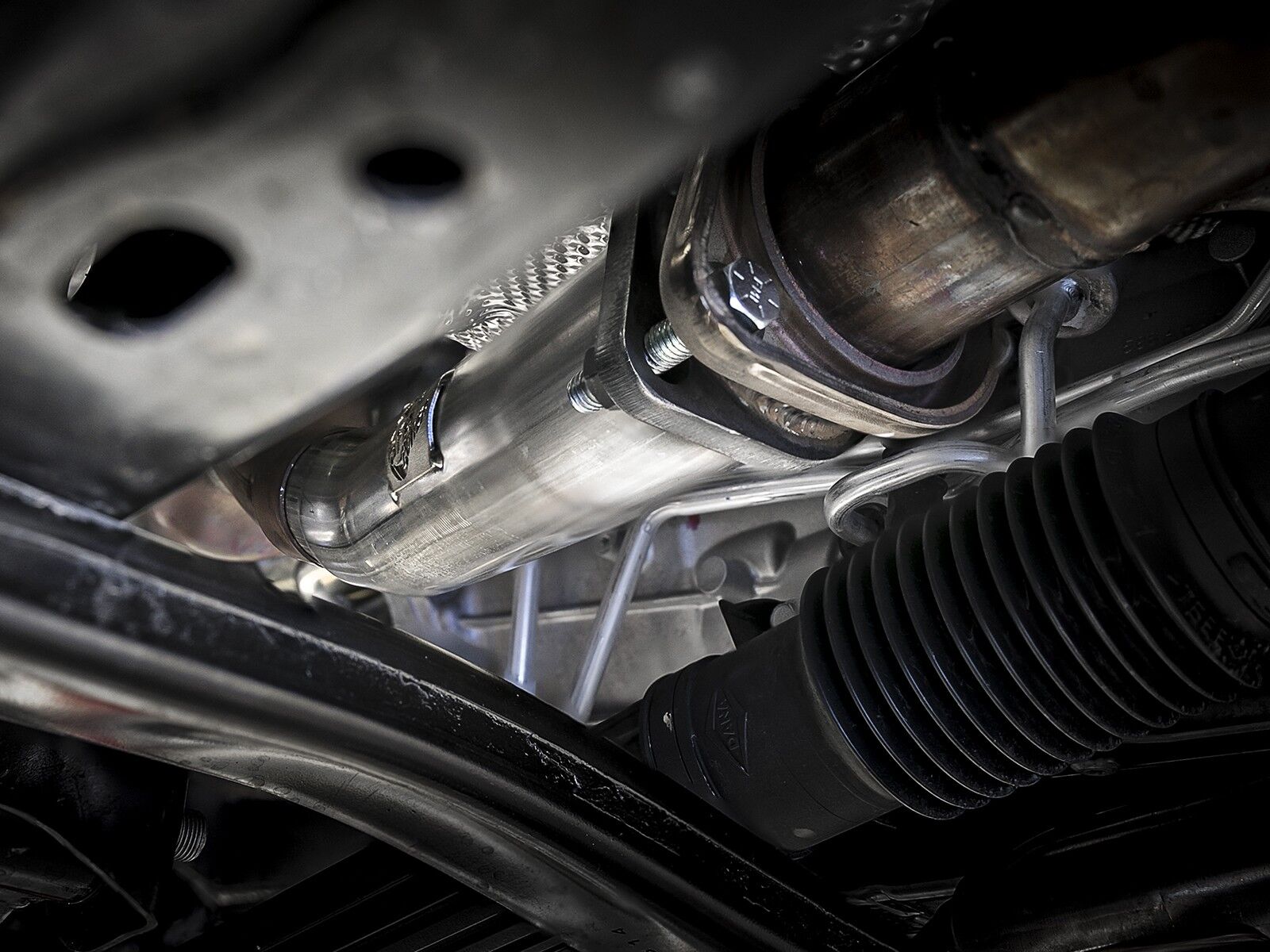 2018-2019 Jeep Wrangler JL V6 3.6L 2DR/4DR Twisted Steel Loop Delete Pipe 2-1/2" 409 Stainless Steel