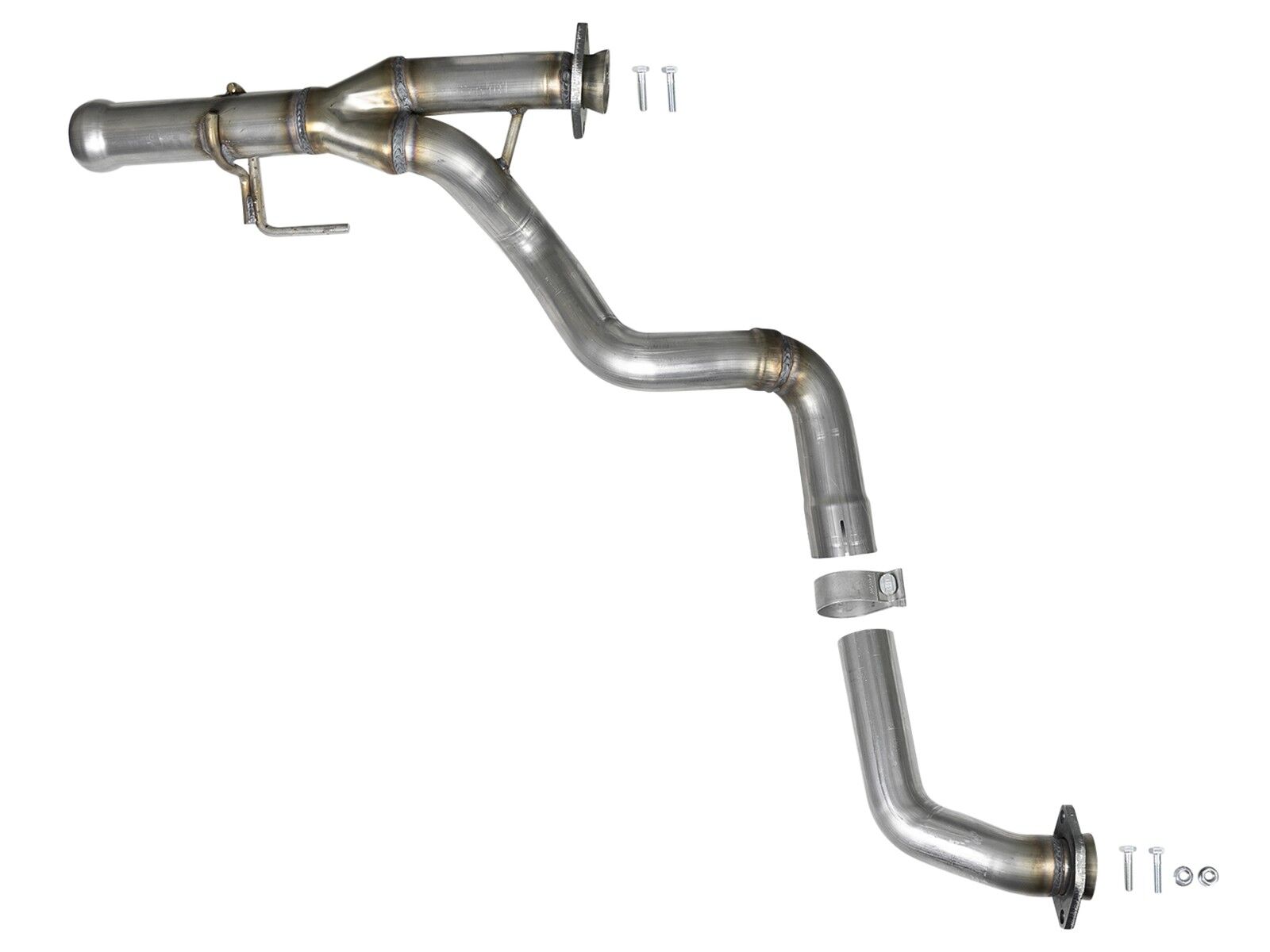 2018-2019 Jeep Wrangler JL V6 3.6L 2DR/4DR Twisted Steel Y-Pipe 2-1/4" 409 Stainless Steel Exhaust System