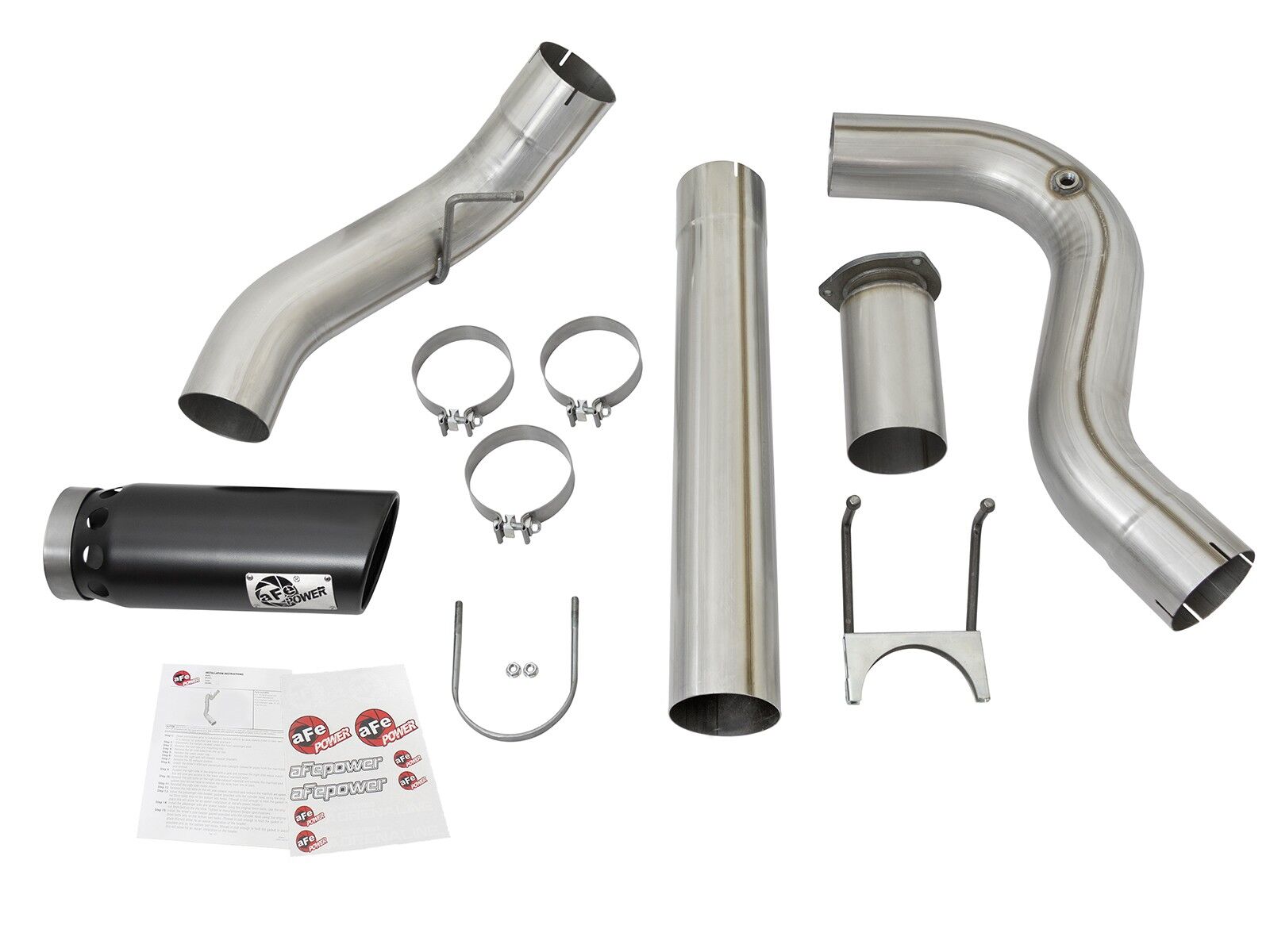 2017-2019 Ford F-350 Super Duty Turbo Diesel V8 6.7L ATLAS 5" Aluminized Steel DPF-Back Exhaust System