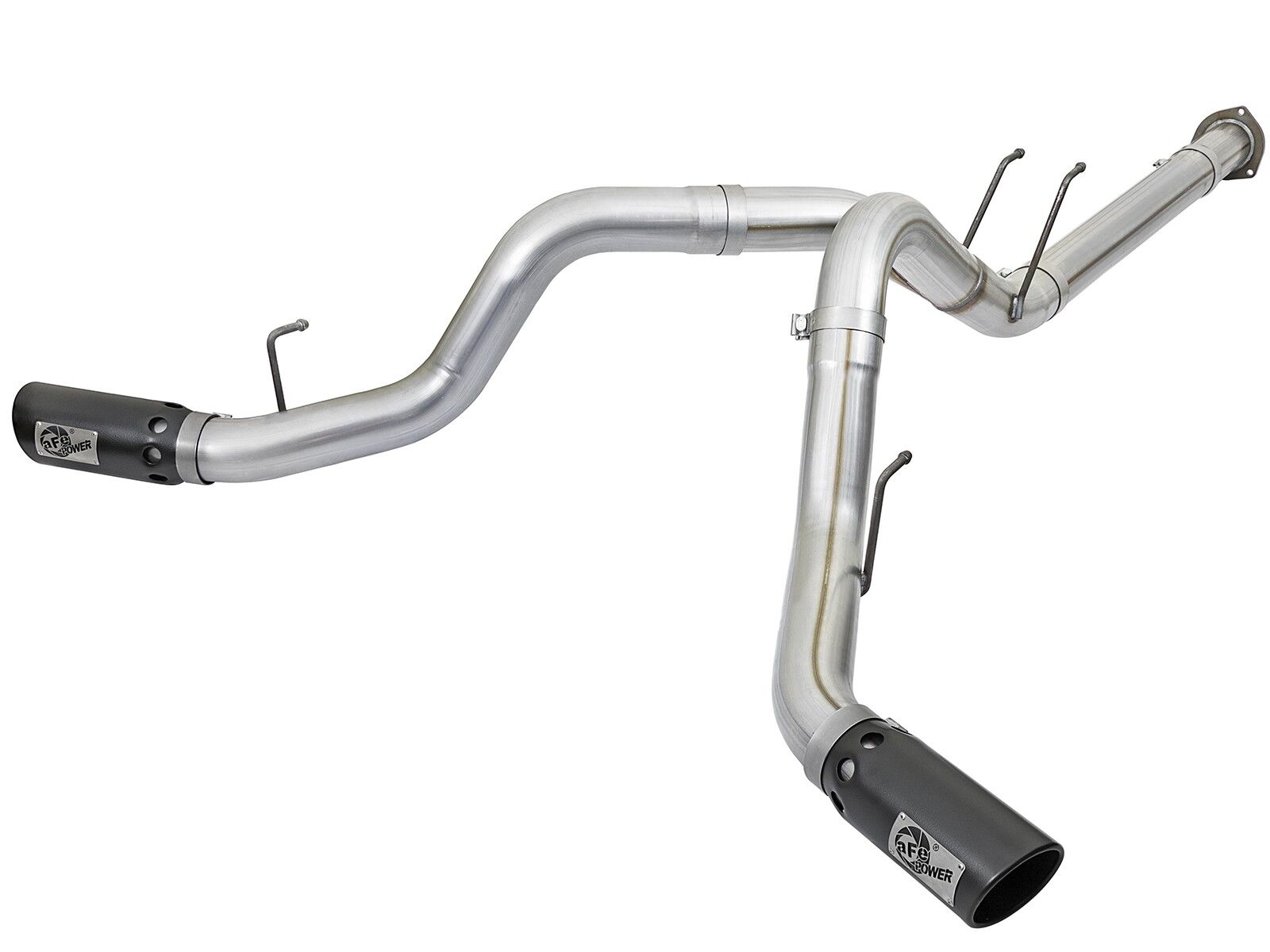 2017-2019 Ford F-350 Super Duty Turbo Diesel V8 6.7L ATLAS 4" Aluminized Steel DPF-Back Exhaust System - 49-03092-B