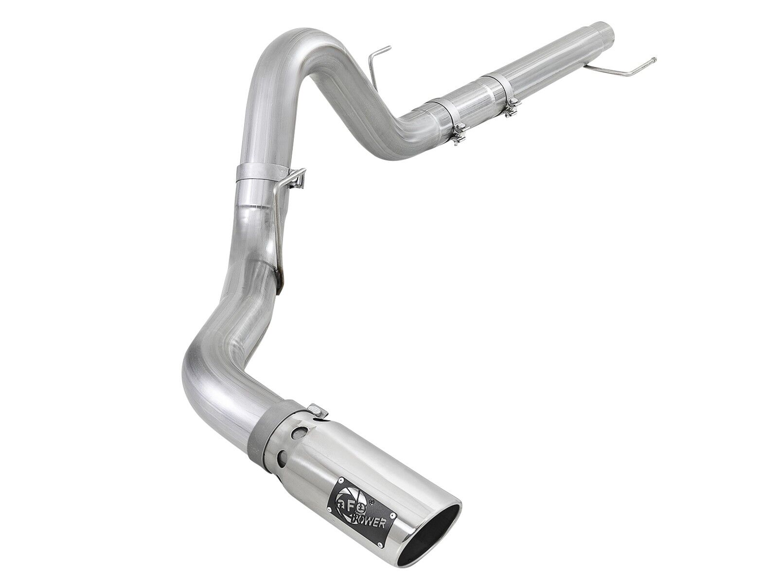 2018-2019 Ford F-150 Turbo Diesel V6 3.0L ATLAS 4" Aluminized Steel DPF-Back Exhaust System - 49-03106-P