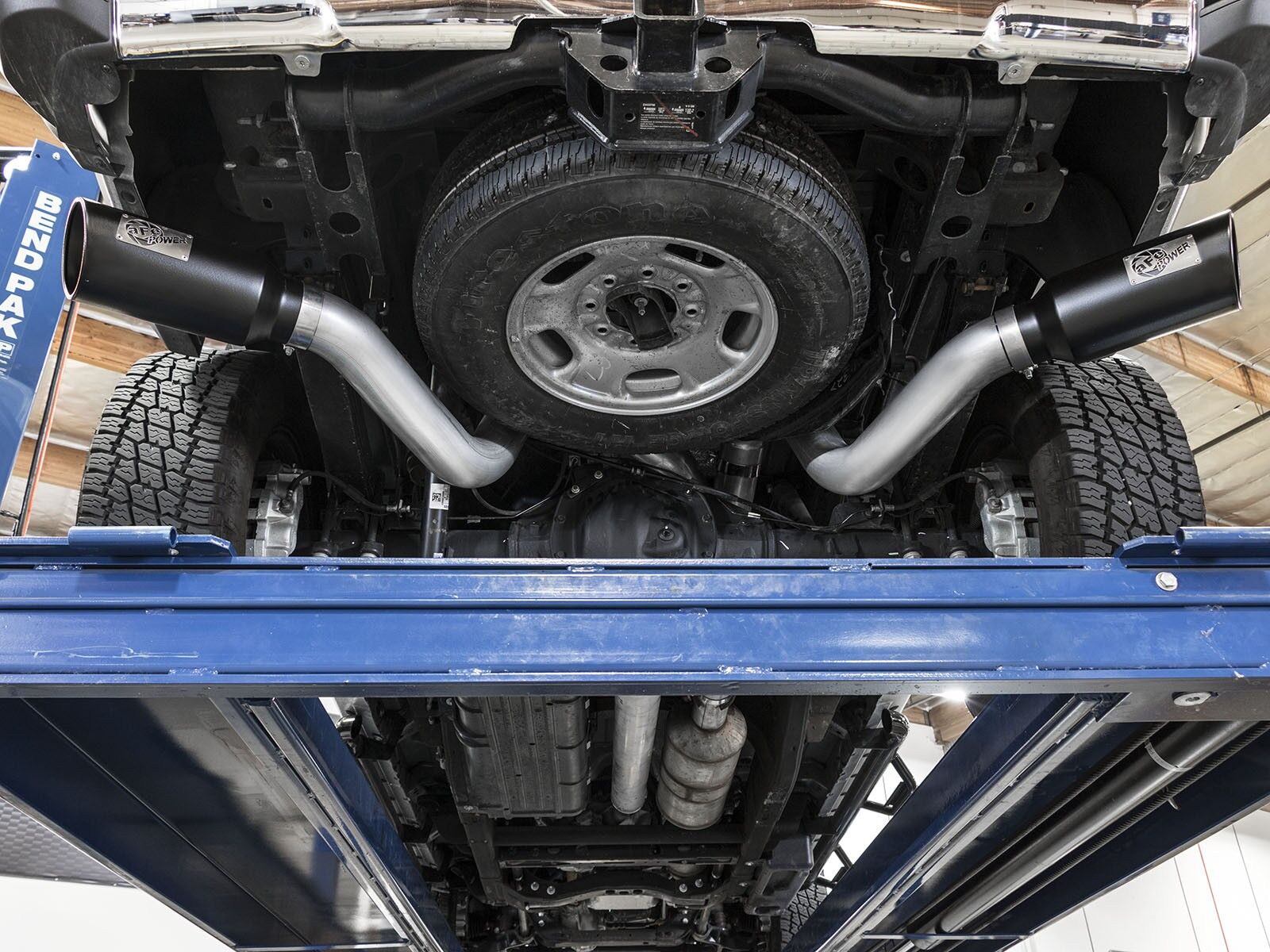 2016 Chevrolet Silverado 3500 HD LML Duramax Turbo Diesel V8 6.6L ATLAS 4" Aluminized Steel DPF-Back Exhaust System