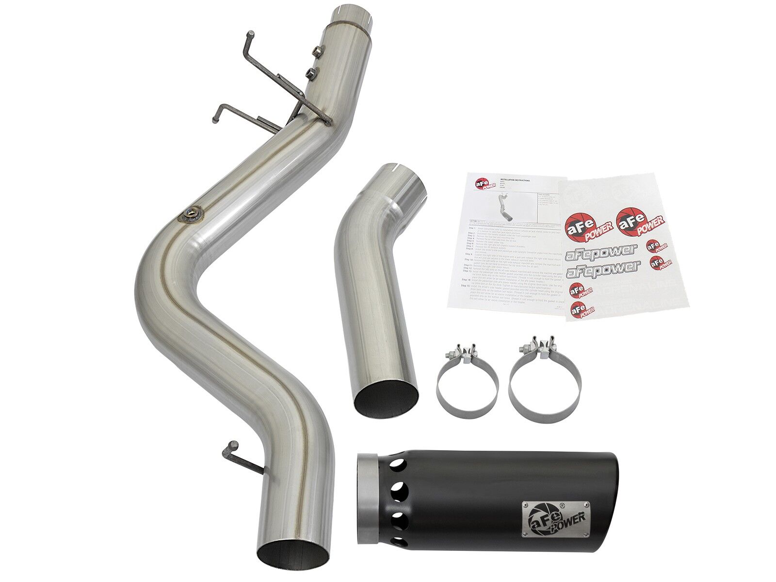 2017-2019 Chevrolet Silverado 3500 HD L5P Duramax Turbo Diesel V8 6.6L ATLAS 5" Aluminized Steel DPF-Back Exhaust System