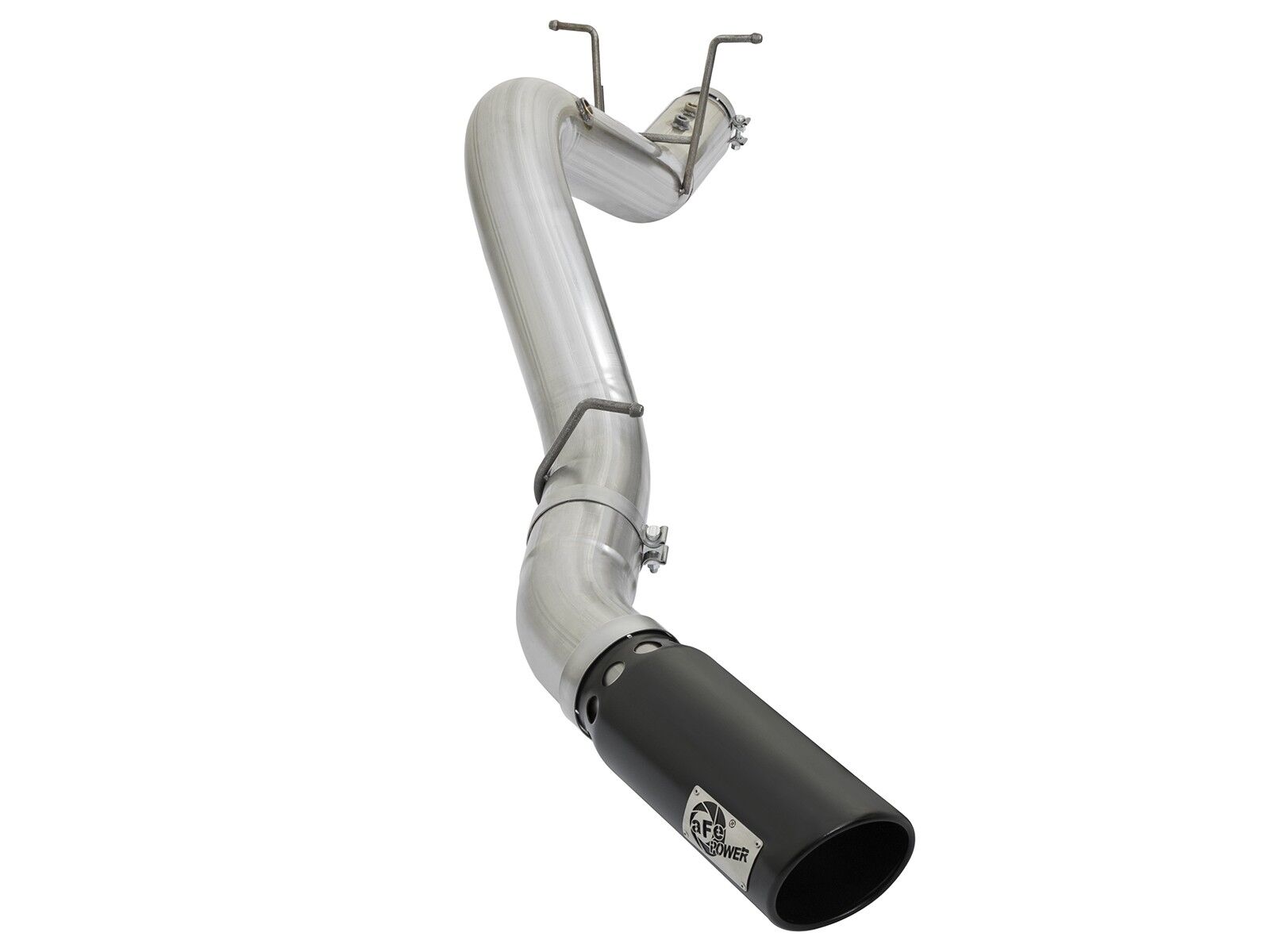 2017-2019 Chevrolet Silverado 3500 HD L5P Duramax Turbo Diesel V8 6.6L ATLAS 5" Aluminized Steel DPF-Back Exhaust System - 49-04085-B