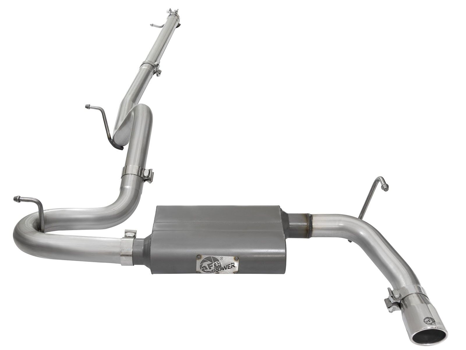 2012-2018 Jeep Wrangler UnLTD JK V6 3.6L Scorpion 2-1/2" Aluminized Steel Cat-Back Exhaust System