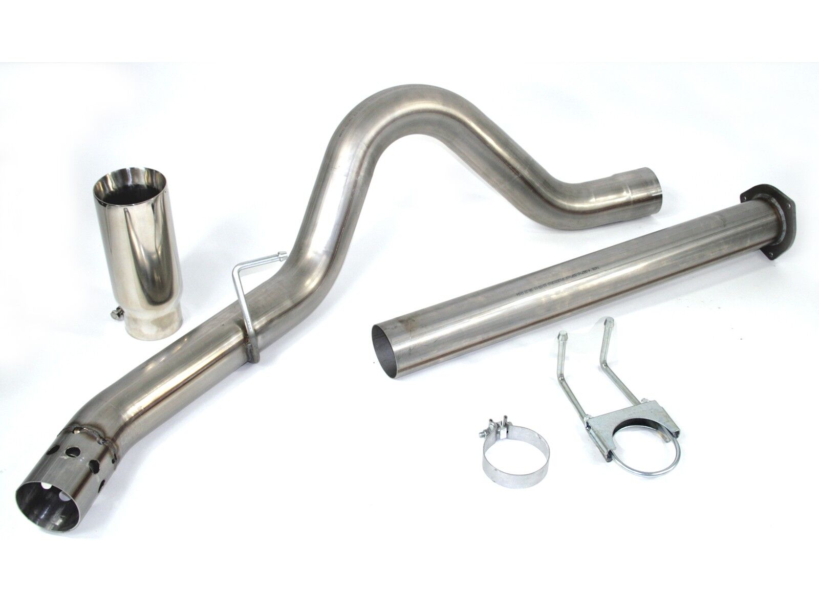 2011-2014 Ford F-350 Super Duty Turbo Diesel V8 6.7L Large Bore-HD 4" 409 Stainless Steel DPF-Back Exhaust System