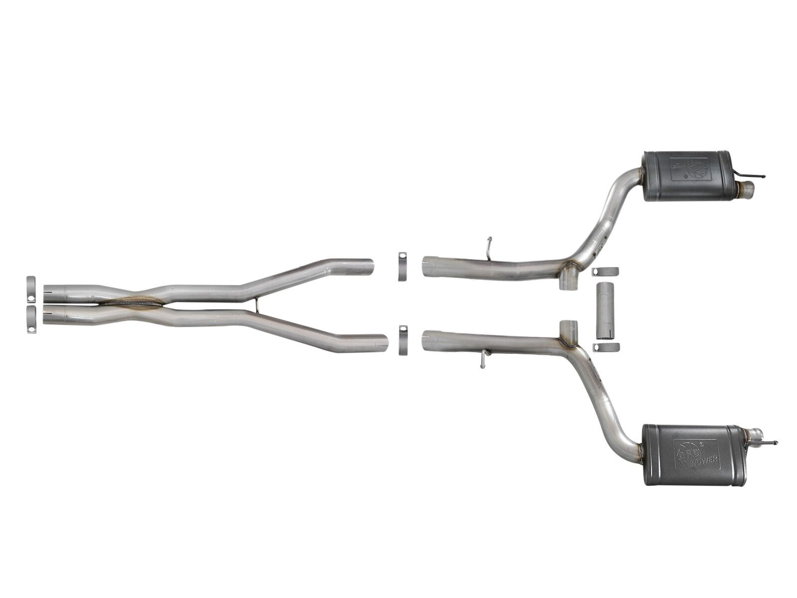 2015-2016 Dodge Challenger R/T V8 5.7L MACH Force-Xp 3" 304 Stainless Steel Cat-Back Exhaust System