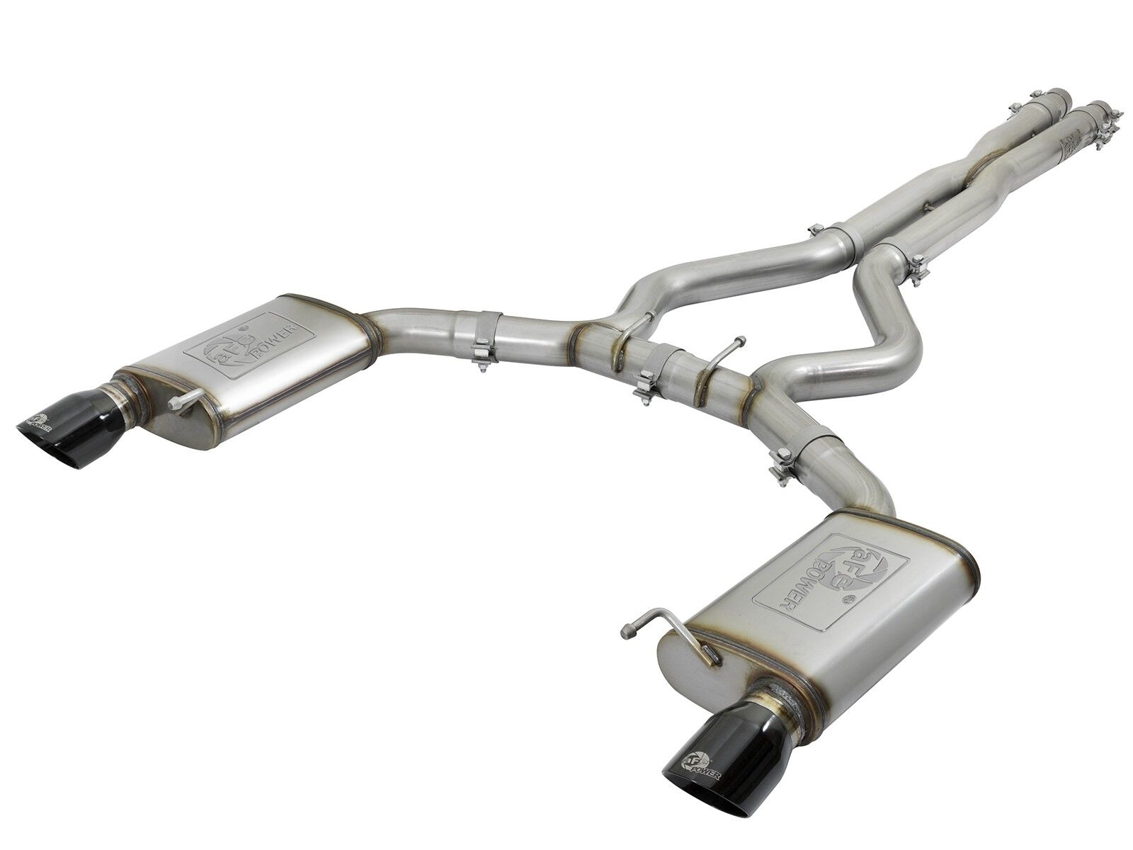 2015-2017 Ford Mustang S550 V6 3.7L MACH Force-Xp 3" 304 Stainless Steel Cat-Back Exhaust System