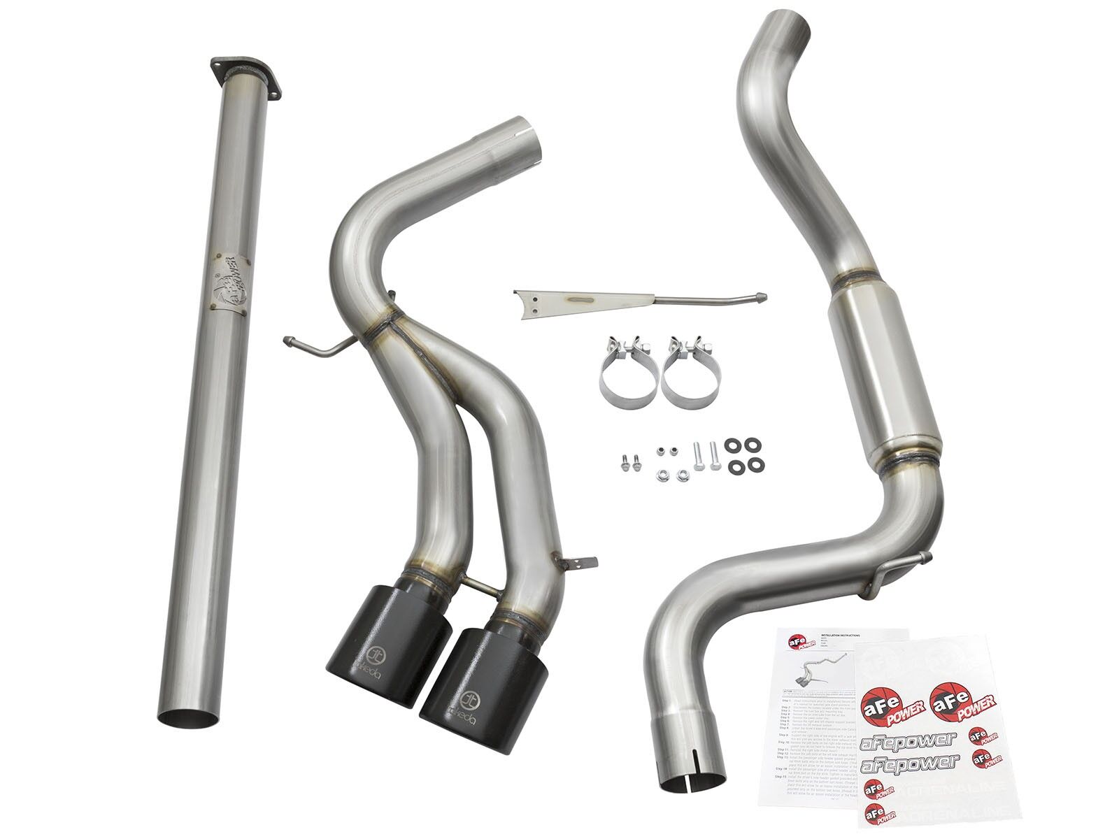 2013-2018 Ford Focus ST 2.0L Takeda 3" 304 Stainless Steel Cat-Back Exhaust System