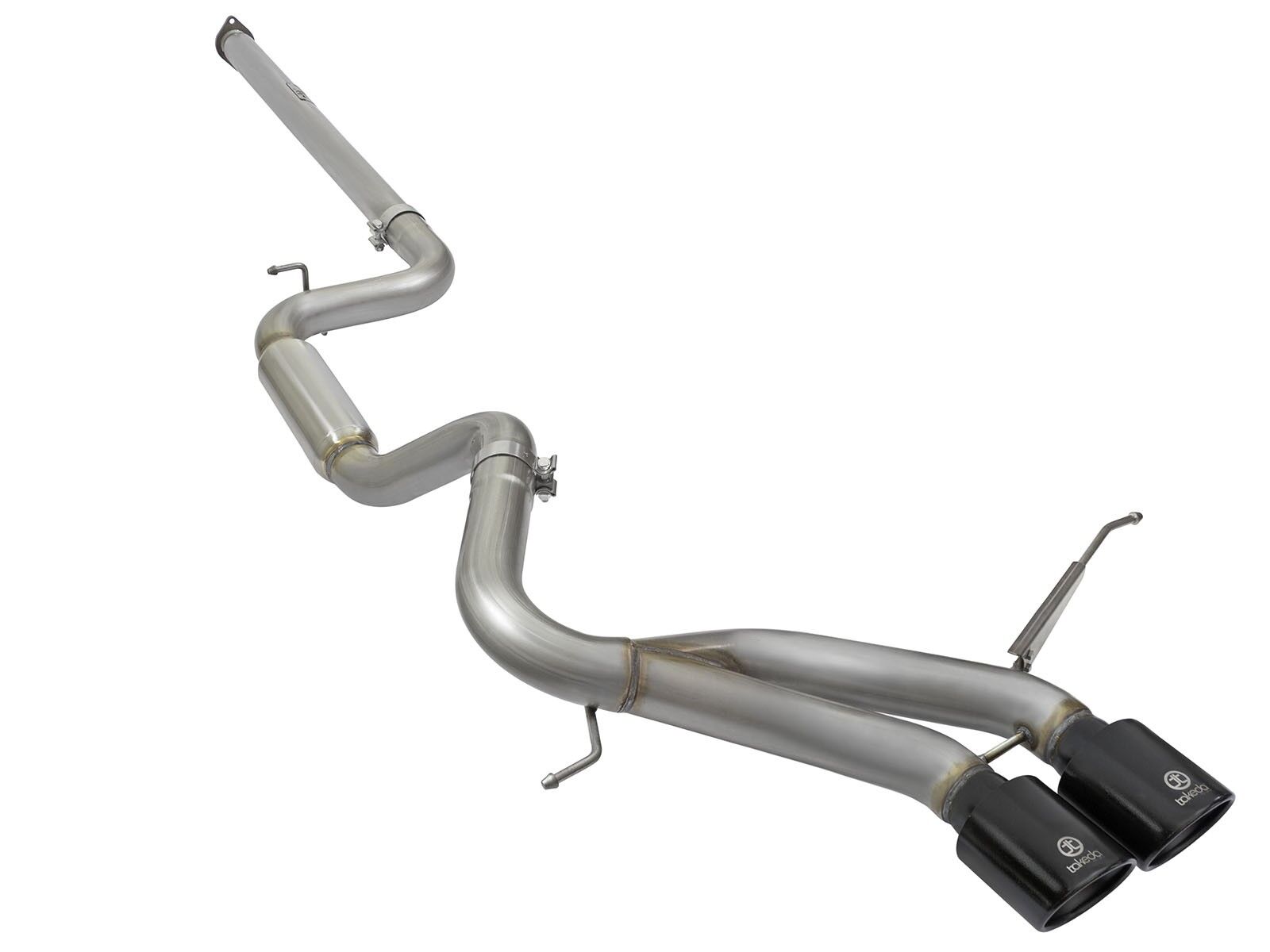 2013-2018 Ford Focus ST 2.0L Takeda 3" 304 Stainless Steel Cat-Back Exhaust System - 49-33083-B