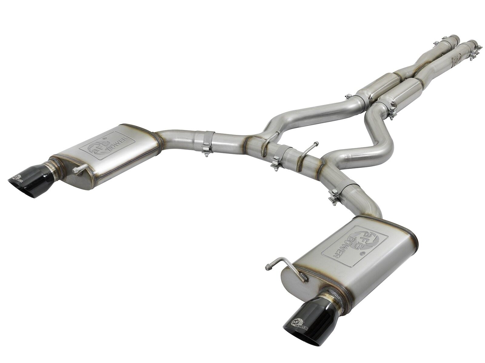2015-2017 Ford Mustang V6 3.7L MACH Force-Xp 3" Sport Toned Cat-Back Exhaust System - 49-33087-B