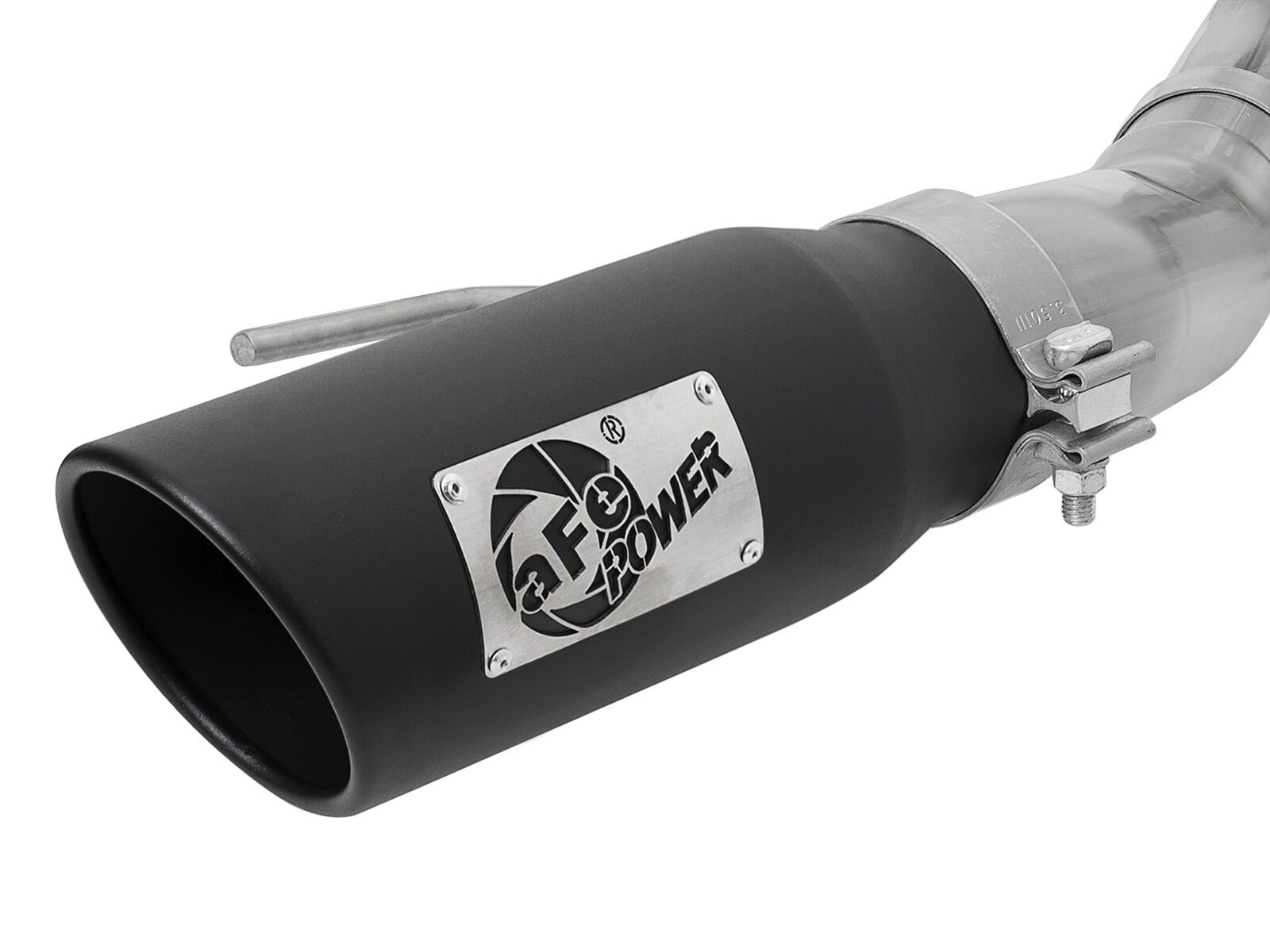 2017-2019 Ford Raptor EcoBoost V6 3.5L MACH Force-Xp 3" to 3-1/2" 304 Stainless Steel Cat-Back Exhaust System w/ Black Tips