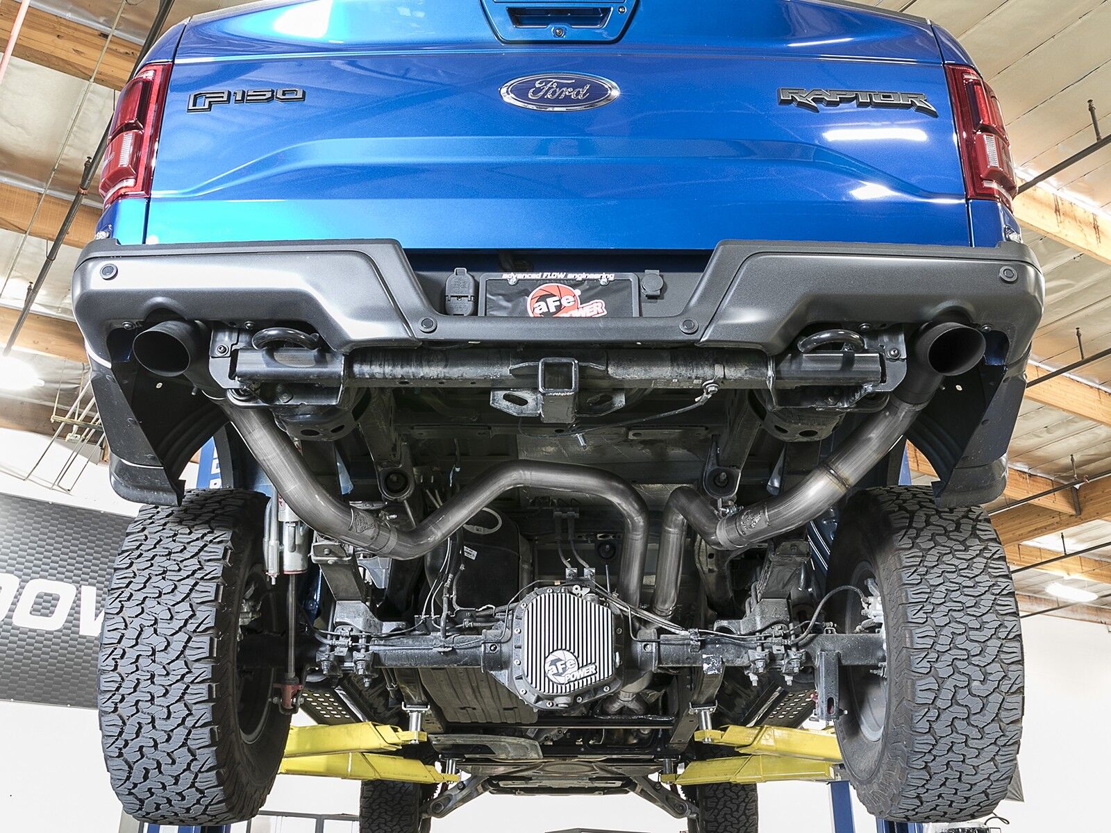 2017-2019 Ford Raptor EcoBoost V6 3.5L MACH Force-Xp Hi Tuck 3" to Dual 4" 304 Stainless Steel Cat-Back Exhaust System