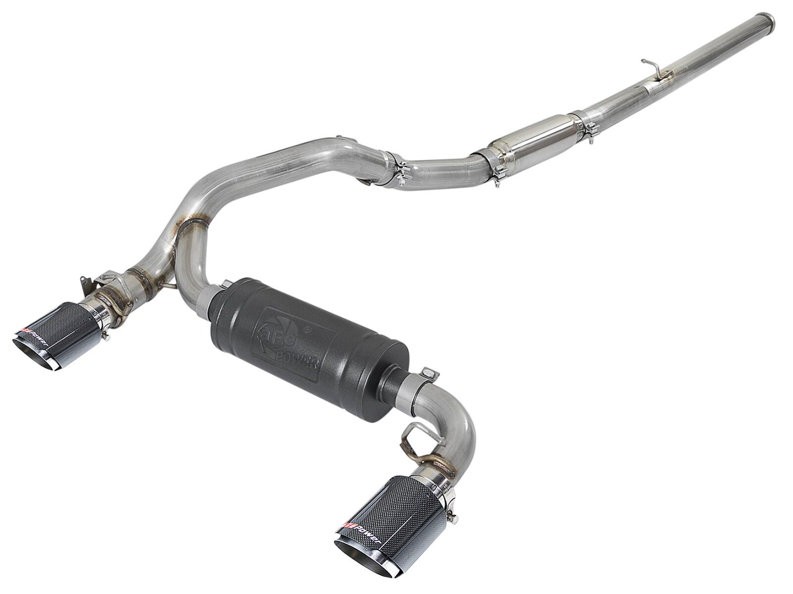 2016-2018 Ford Focus RS EcoBoost Turbo 2.3L Takeda 3" 304 Stainless Steel Cat-Back Exhaust System