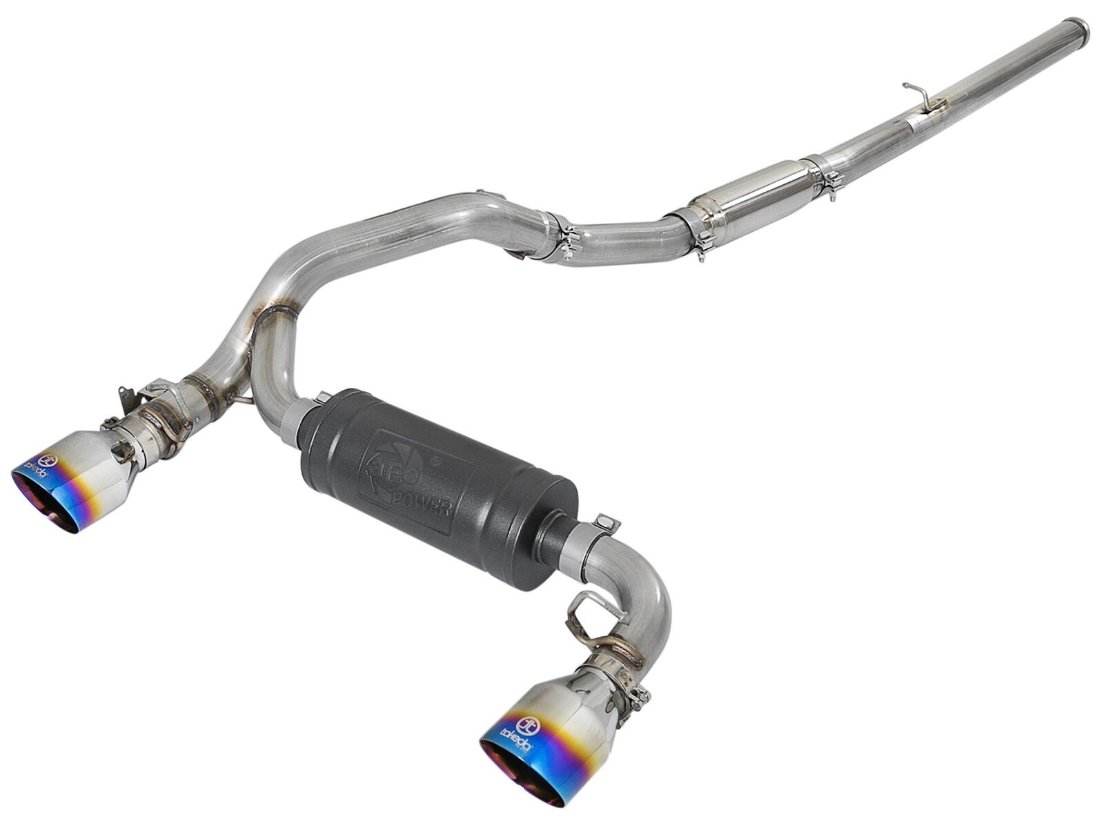 2016-2018 Ford Focus RS EcoBoost Turbo 2.3L Takeda 3" 304 Stainless Steel Cat-Back Exhaust System