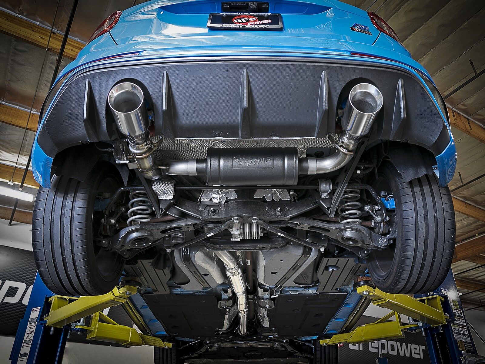 2016-2018 Ford Focus RS EcoBoost Turbo 2.3L Takeda 3" 304 Stainless Steel Cat-Back Exhaust System