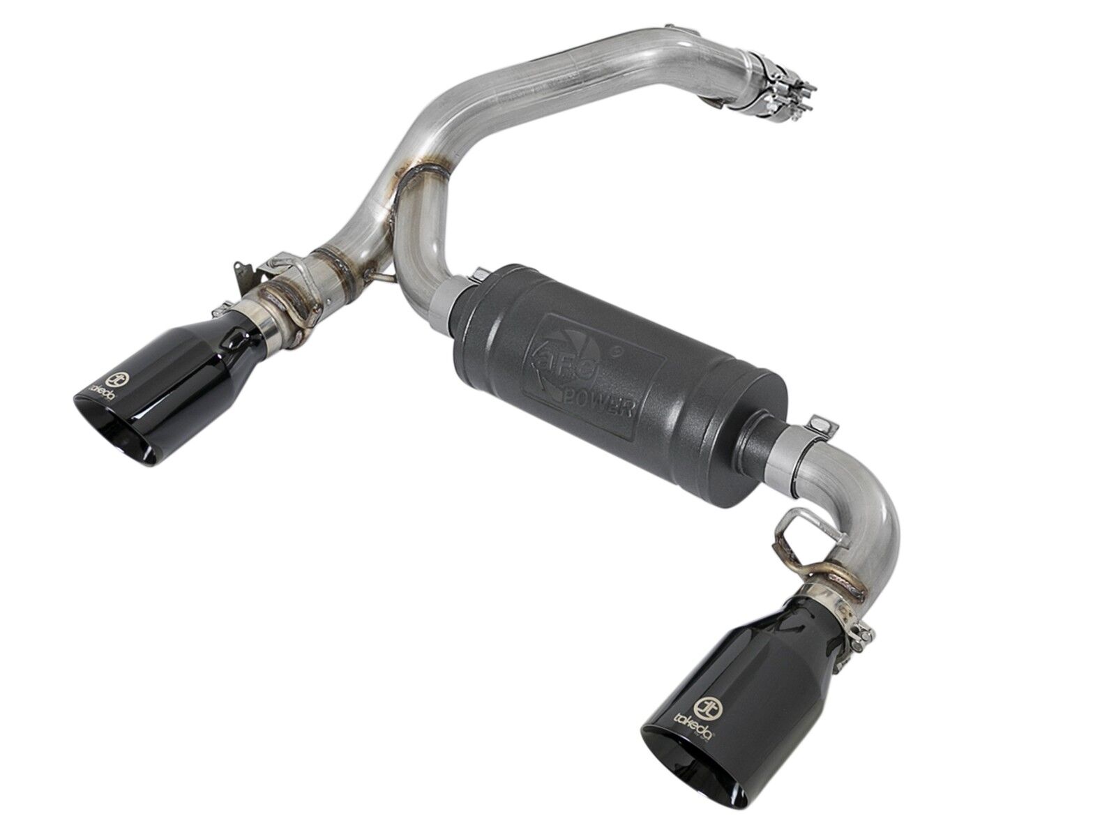 2016-2018 Ford Focus RS EcoBoost Turbo 2.3L Takeda 3" 304 Stainless Steel Axle-Back Exhaust System