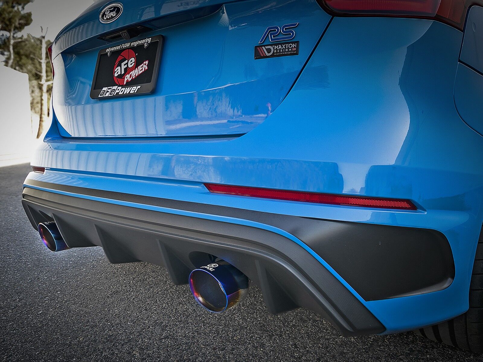 2016-2018 Ford Focus RS EcoBoost Turbo 2.3L Takeda 3" 304 Stainless Steel Axle-Back Exhaust System