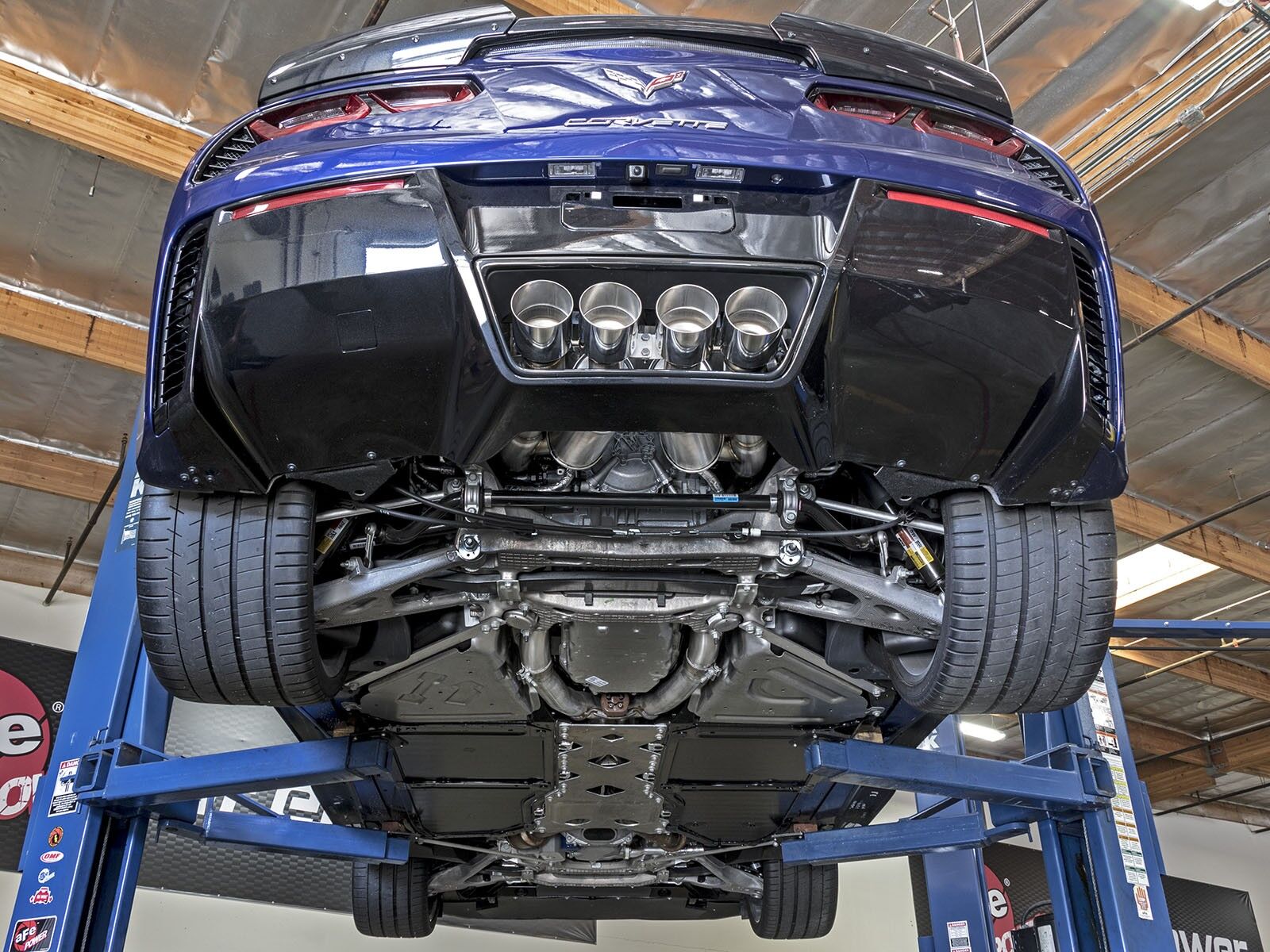 2014-2019 Chevrolet Corvette C7 V8 6.2L MACH Force-Xp 3" to 2-1/2" 304 Stainless Steel Axle-Back Exhaust System