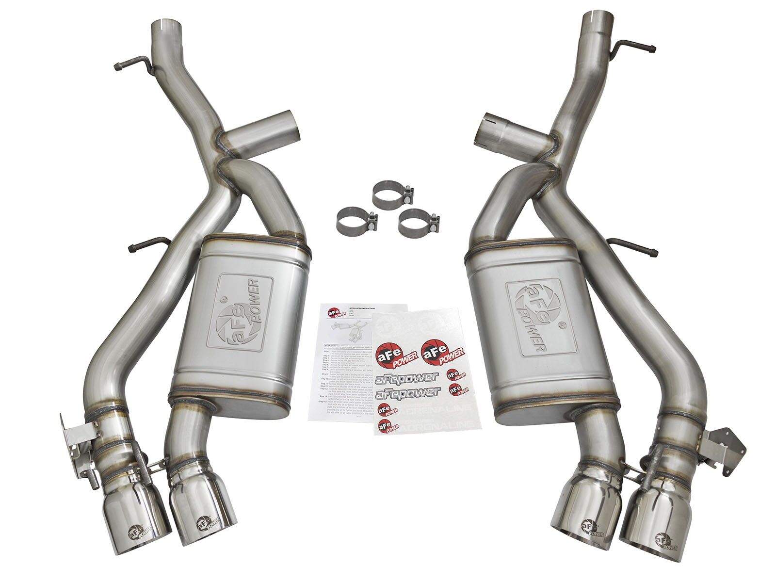 2016-2018 Chevrolet Camaro SS/ZL1 V8 6.2L MACH Force-Xp 3" 304 Stainless Steel Axle-Back Exhaust System