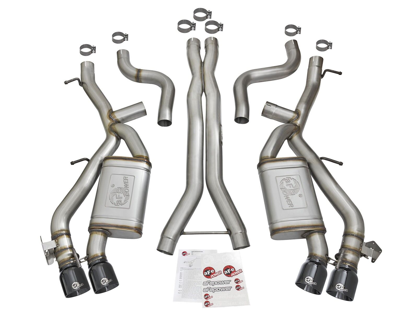 2016-2022 Chevrolet Camaro ZL1 V8 6.2L MACH Force-Xp 3" 304 Stainless Steel Cat-Back Exhaust System