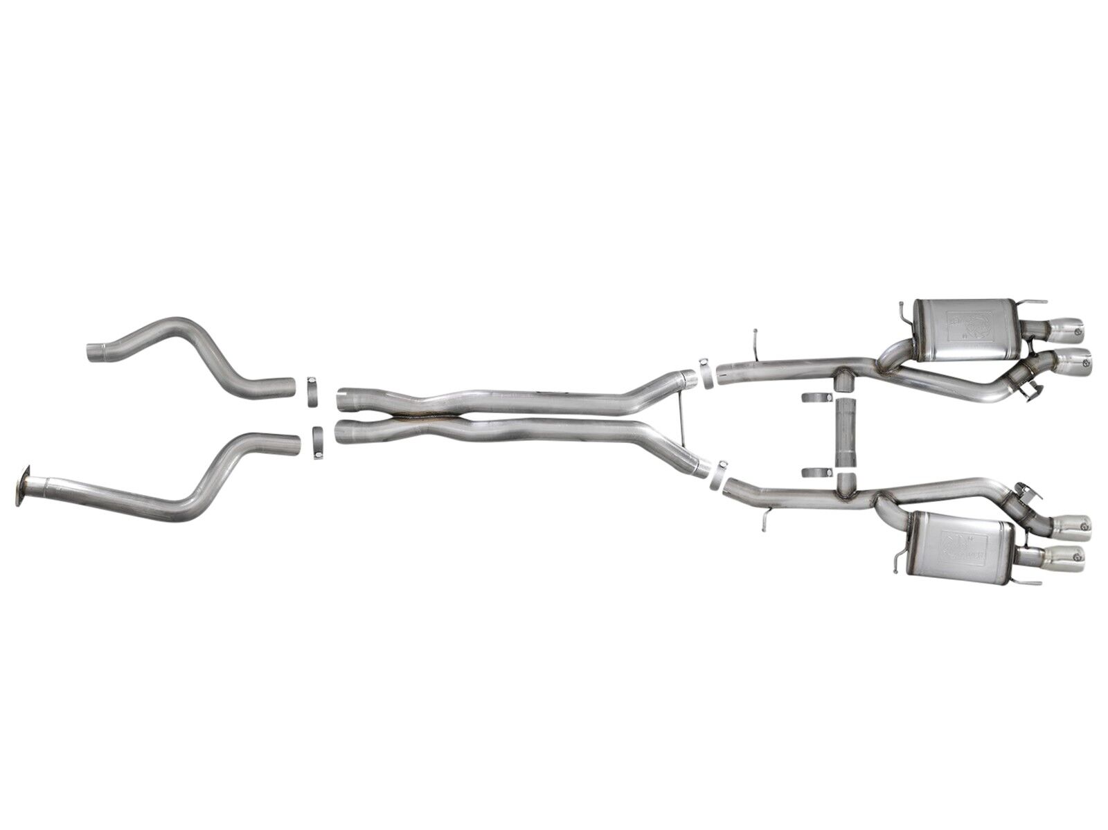2016-2019 Cadillac ATS V V6 3.6L Coupe/Sedan MACH Force-Xp 3" 304 Stainless Steel Cat-Back Exhaust System
