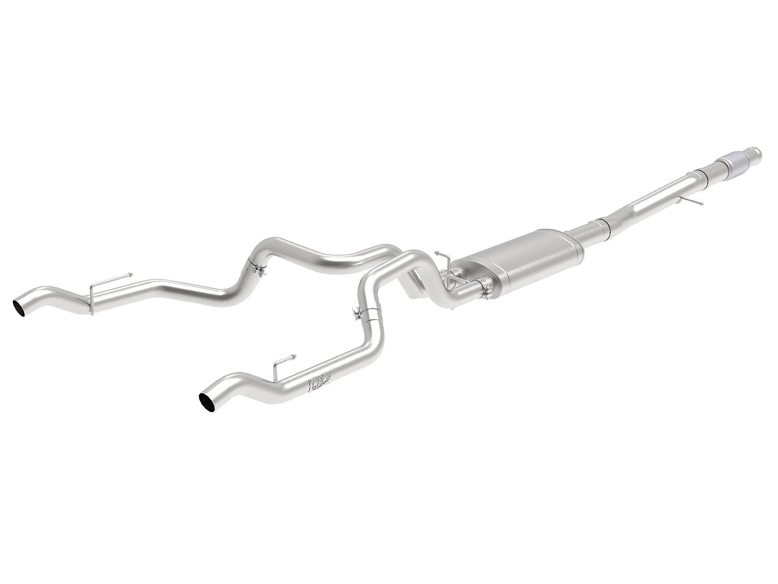 2019 Chevrolet Silverado 1500 V8 6.2L Vulcan Series 4" to Dual 3" 304 Stainless Steel Cat-Back Exhaust System - 49-34101