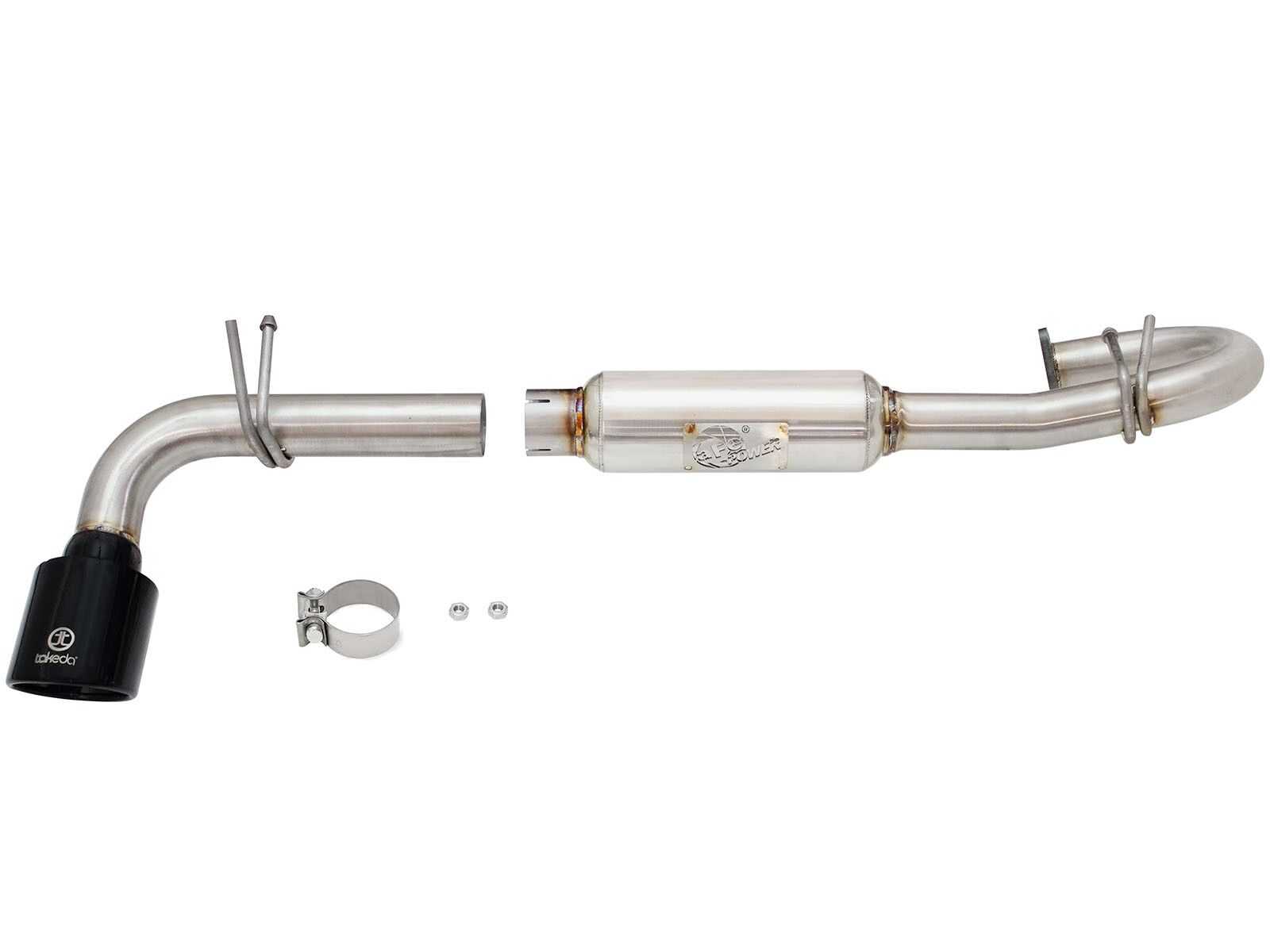 2011-2016 Scion tC 2.5L Takeda 2-1/4 to 2-1/2" 304 Stainless Steel Axle-Back Exhaust System