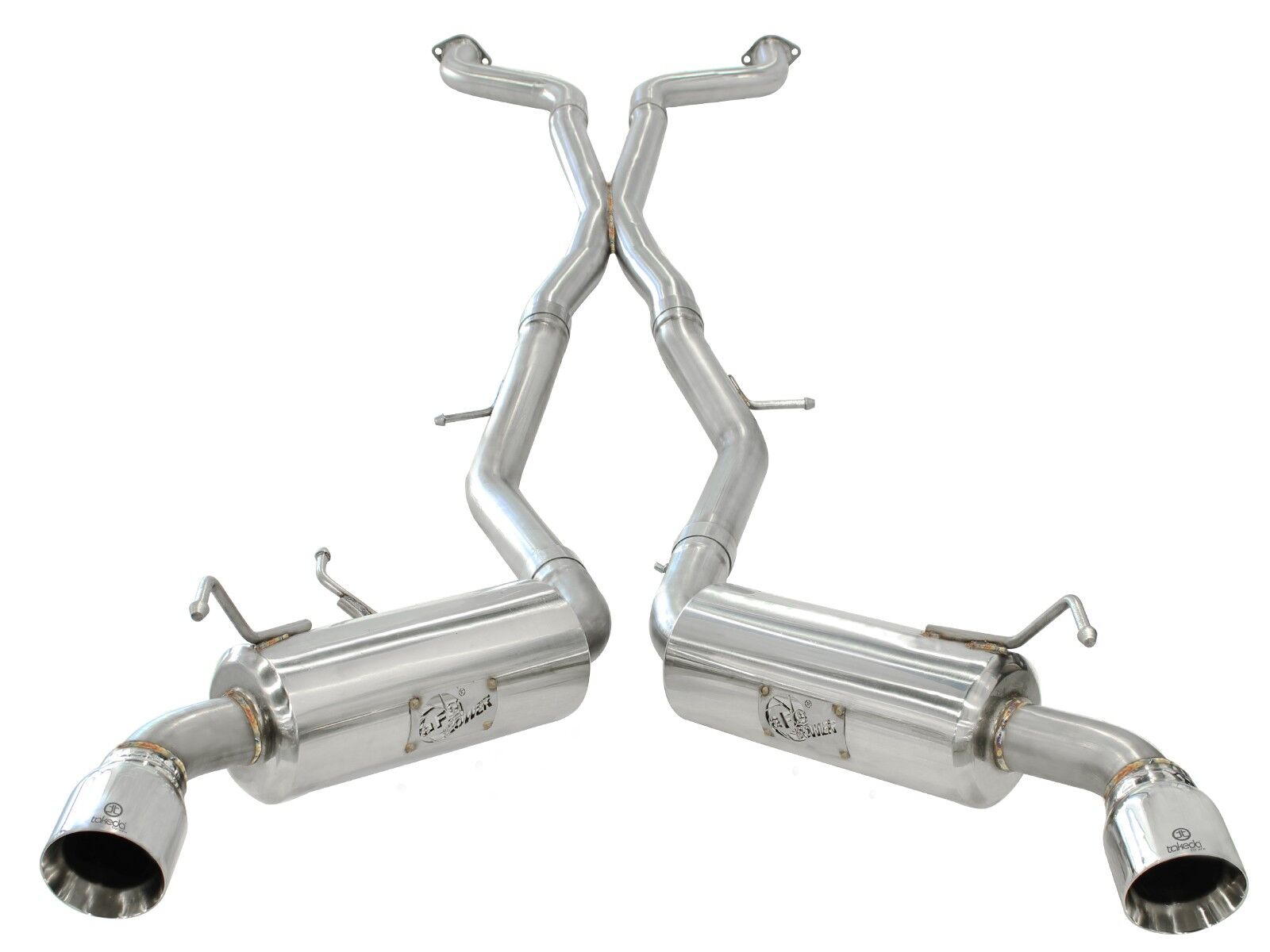 2009-2019 Nissan 370z Z34 V6 3.7L Takeda 2-1/2" 304 Stainless Steel Cat-Back Exhaust System