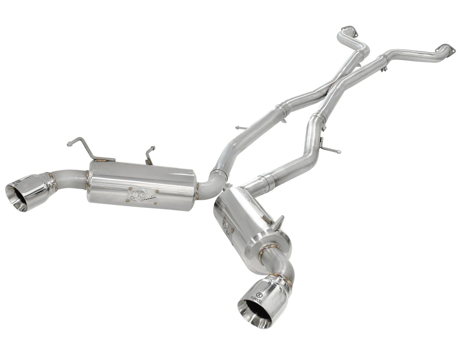 2009-2019 Nissan 370z Z34 V6 3.7L Takeda 2-1/2" 304 Stainless Steel Cat-Back Exhaust System - 49-36107