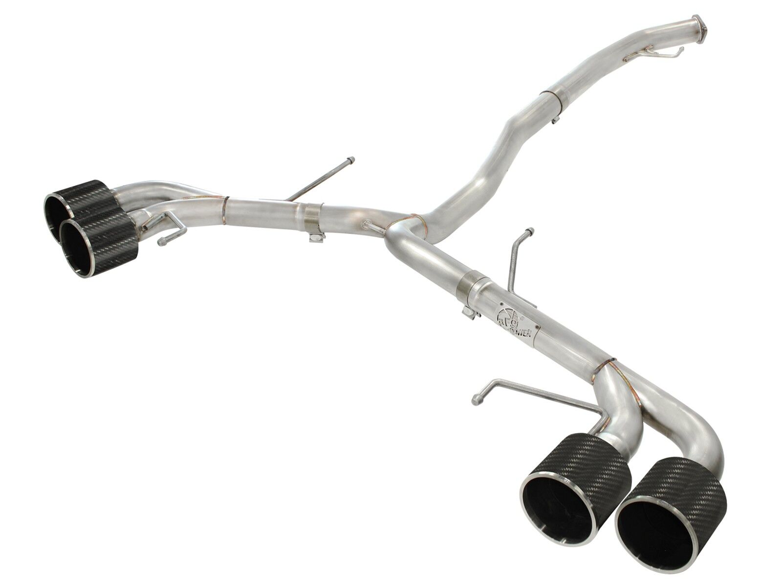 2009-2019 Nissan GT-R R35 V6 3.8L Takeda 3" to 2-1/2" 304 Stainless Steel Cat-Back Exhaust System
