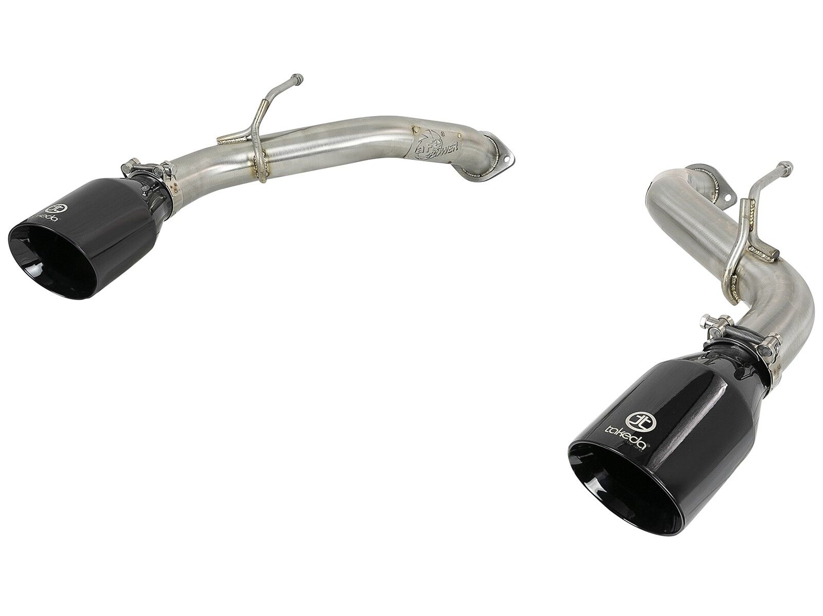 2016-2019 Infiniti Q50 V37 Base/Sport/Red Sport 400 V6 3.0L Takeda 2-1/2" 304 Stainless Steel Axle-Back Exhaust System - 49-36130NM-B