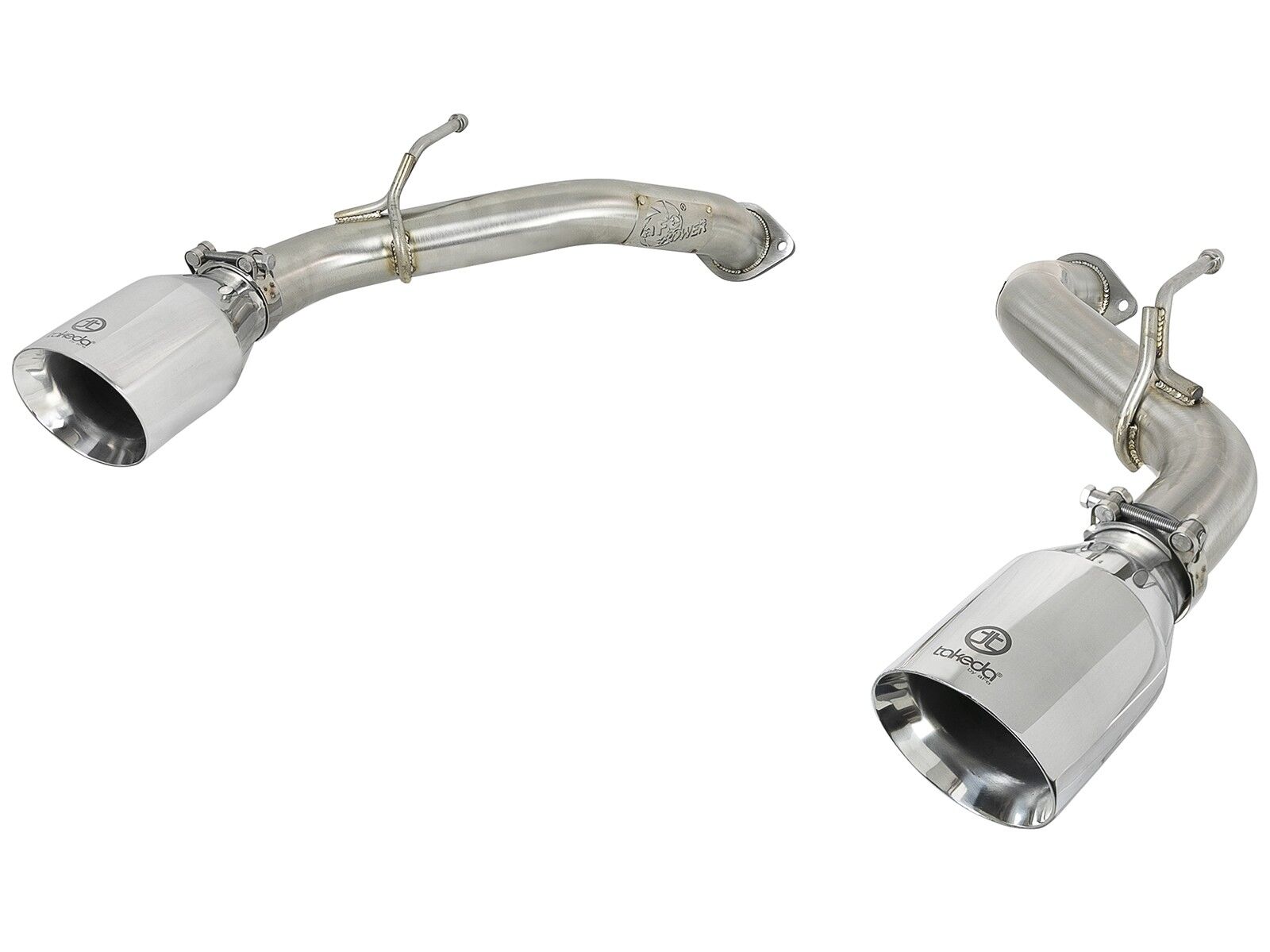 2016-2019 Infiniti Q50 V37 Base/Sport/Red Sport 400 V6 3.0L Takeda 2-1/2" 304 Stainless Steel Axle-Back Exhaust System - 49-36130NM-P