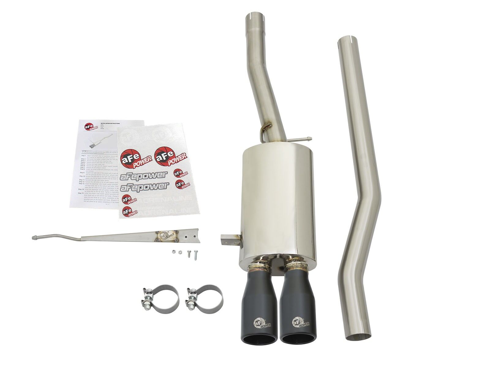 2015-2019 Mini Cooper S F55/F56 2.0L MACH Force-Xp 2-1/2" 304 Stainless Steel Cat-Back Exhaust System