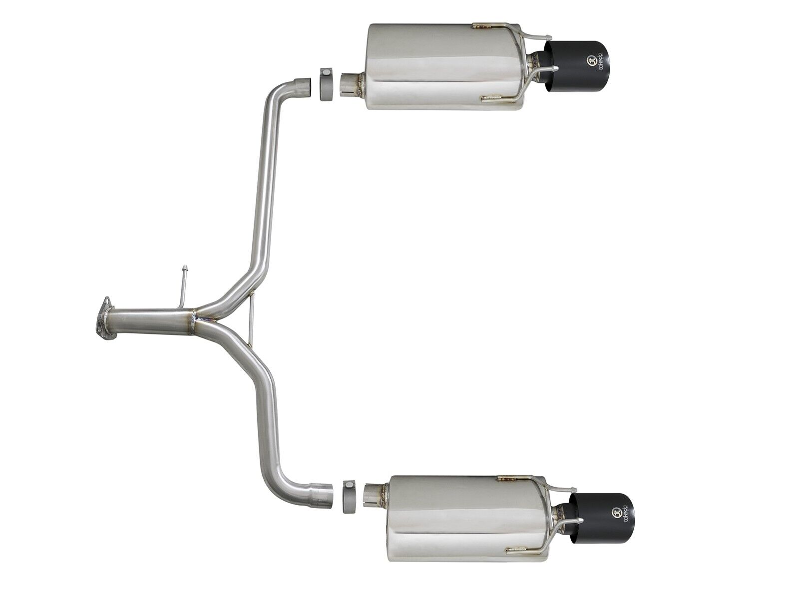 2013-2017 Honda Accord Sport 2.4L Sedan Takeda 2-1/4" to 1-3/4" 304 Stainless Steel Axle-Back Exhaust System