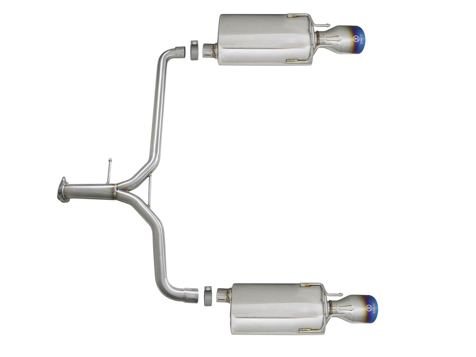 2013-2017 Honda Accord Sport 2.4L Sedan Takeda 2-1/4" to 1-3/4" 304 Stainless Steel Axle-Back Exhaust System