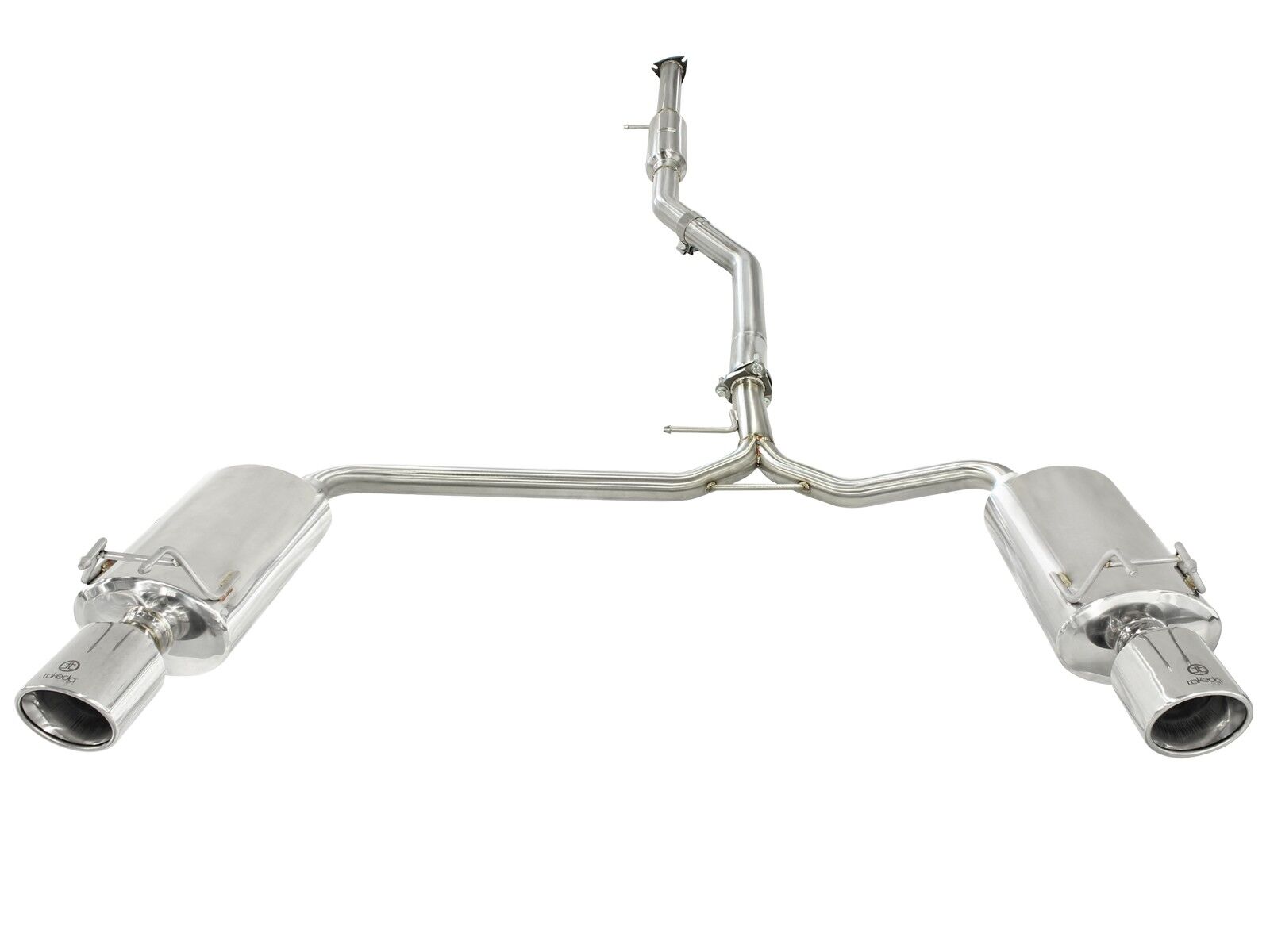 2013-2017 Honda Accord EX/EX-L V6 3.5L Coupe Takeda 2-1/2" to 1-3/4" 304 Stainless Steel Cat-Back Exhaust System