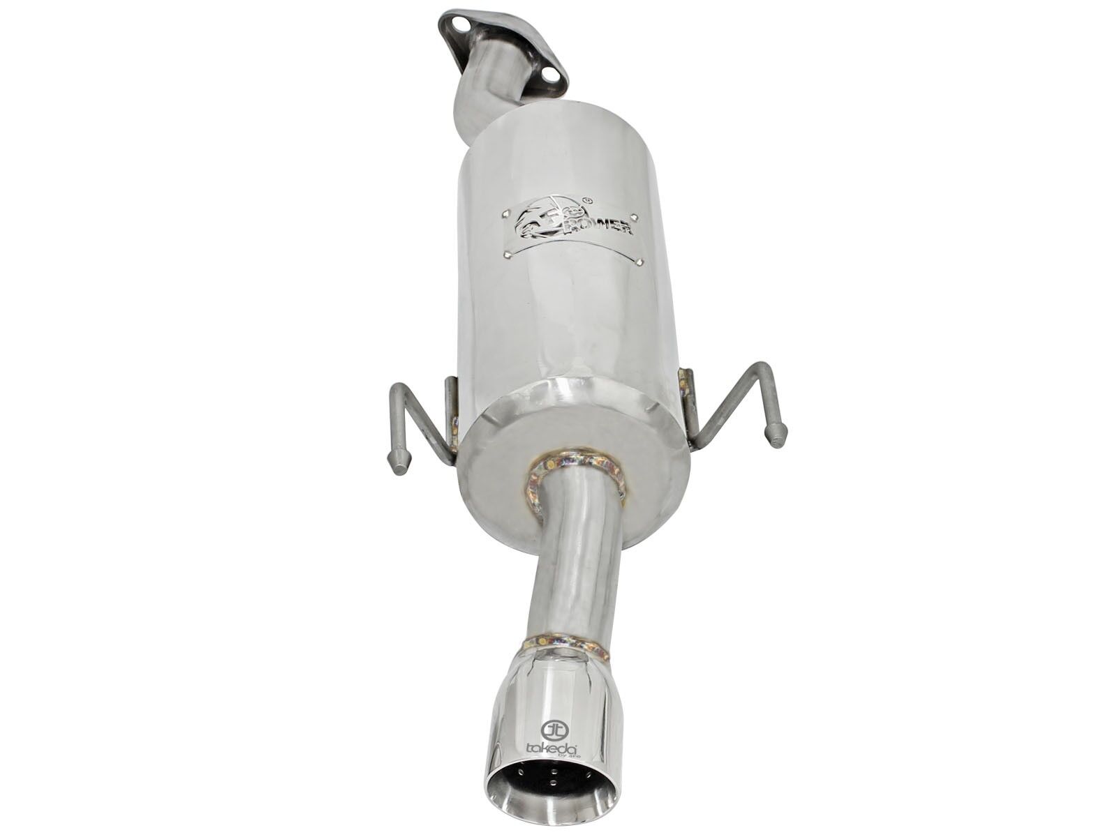 2007-2008 Honda Fit 1.5L Takeda 2" 304 Stainless Steel Axle-Back Exhaust System